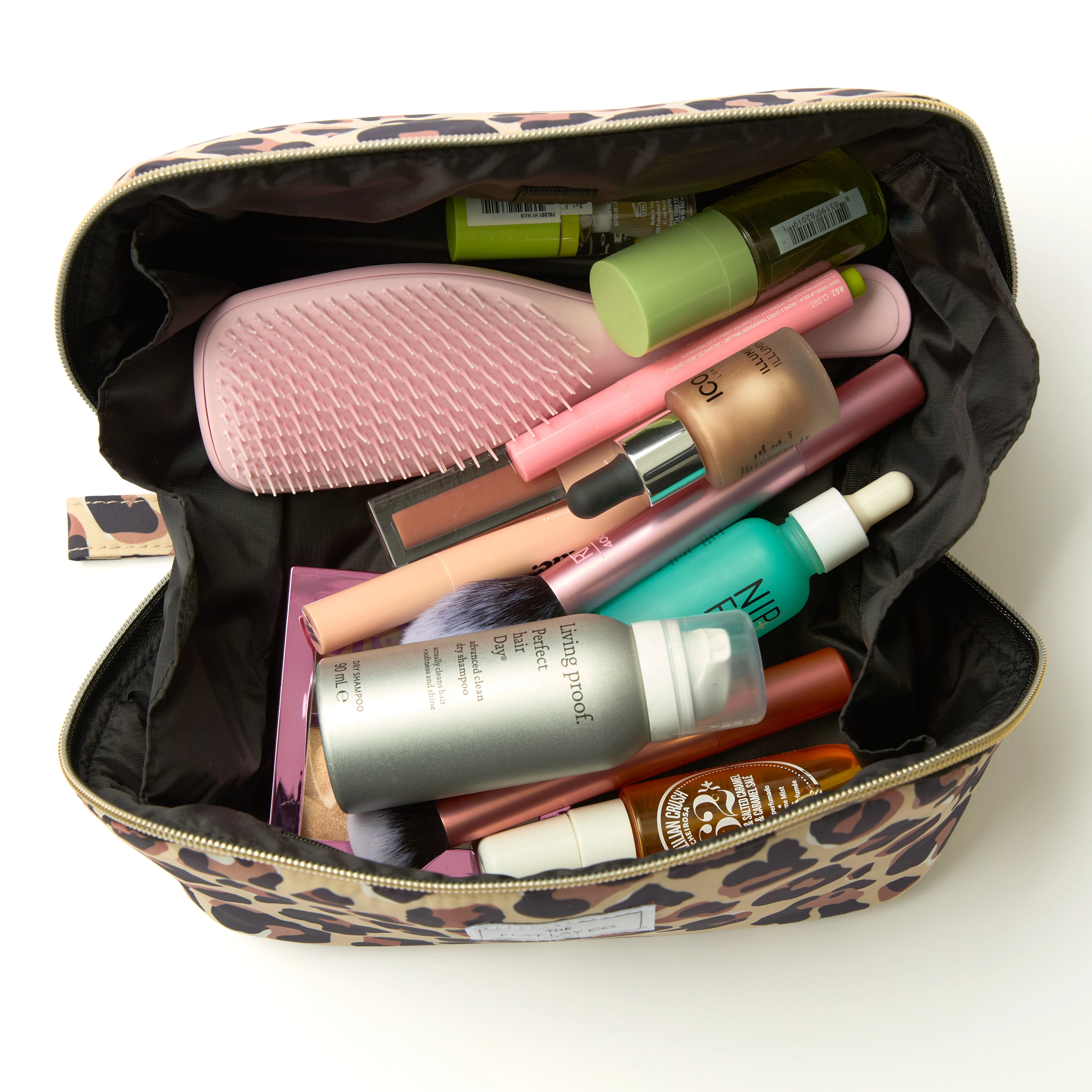 Box Bag & Brush Case Bundle - Leopard Print - Image 4