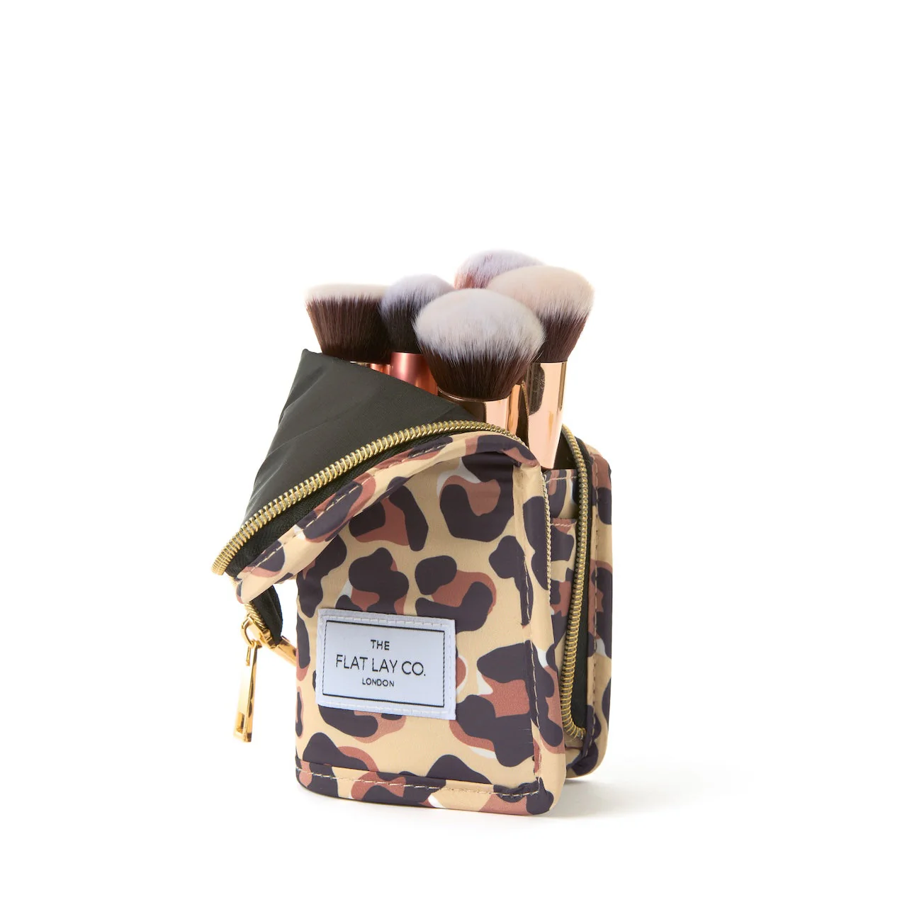 Box Bag & Brush Case Bundle - Leopard Print - Image 5