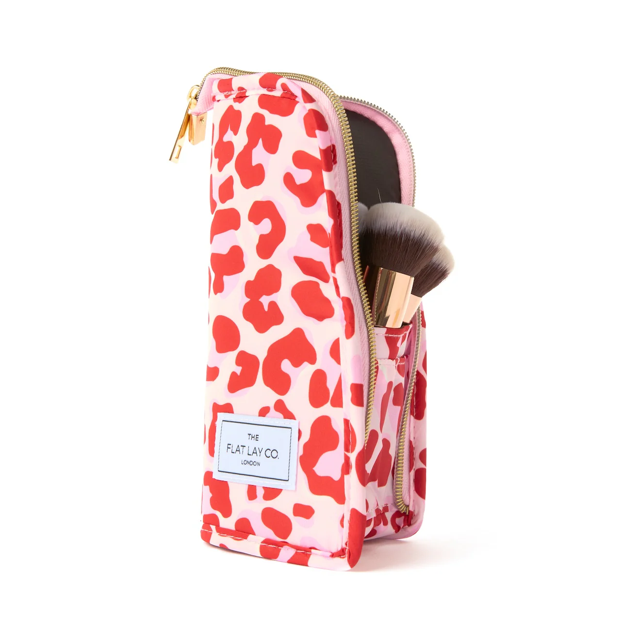 Box Bag & Brush Case Bundle - Pink Leopard - Image 6