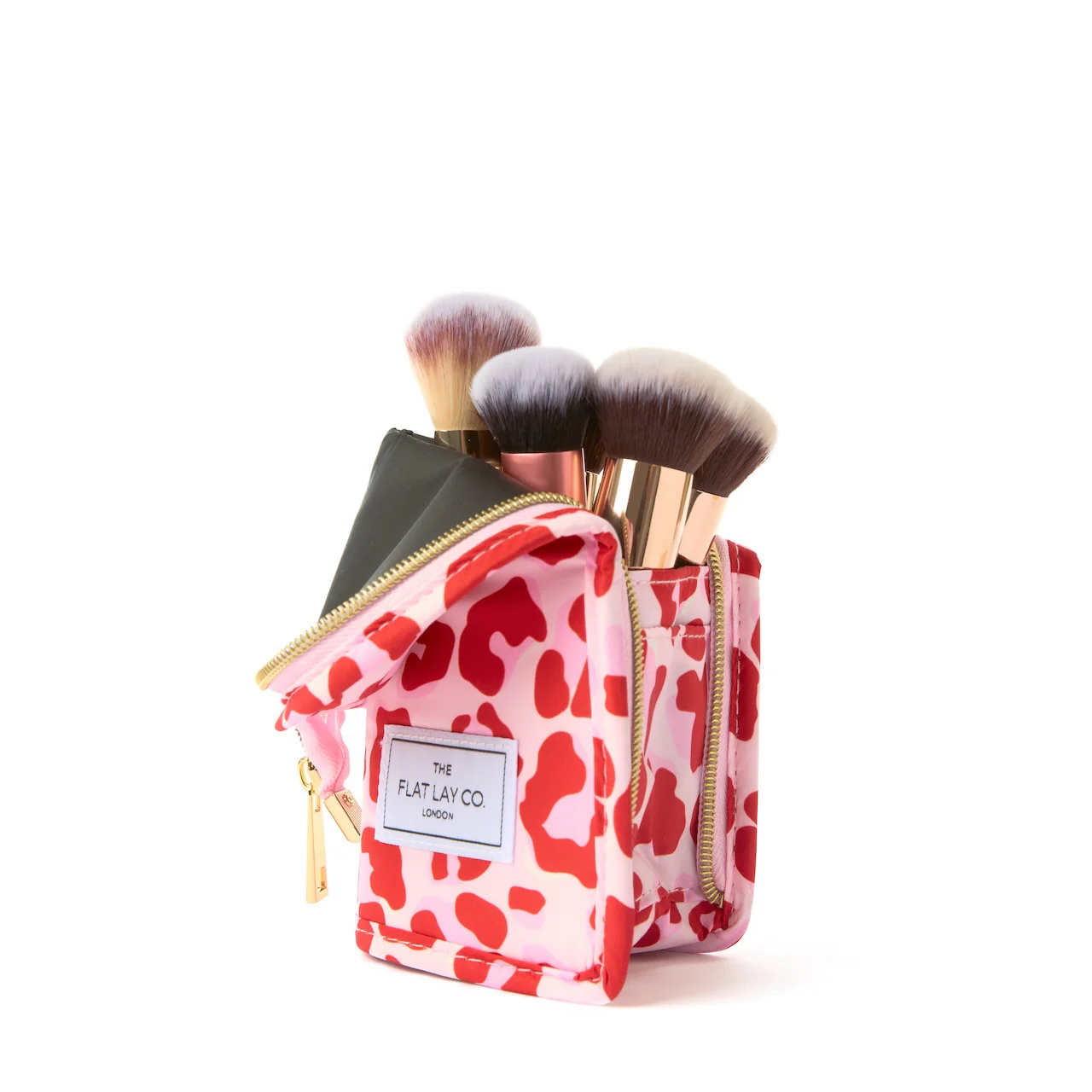 Box Bag & Brush Case Bundle - Pink Leopard - Image 7