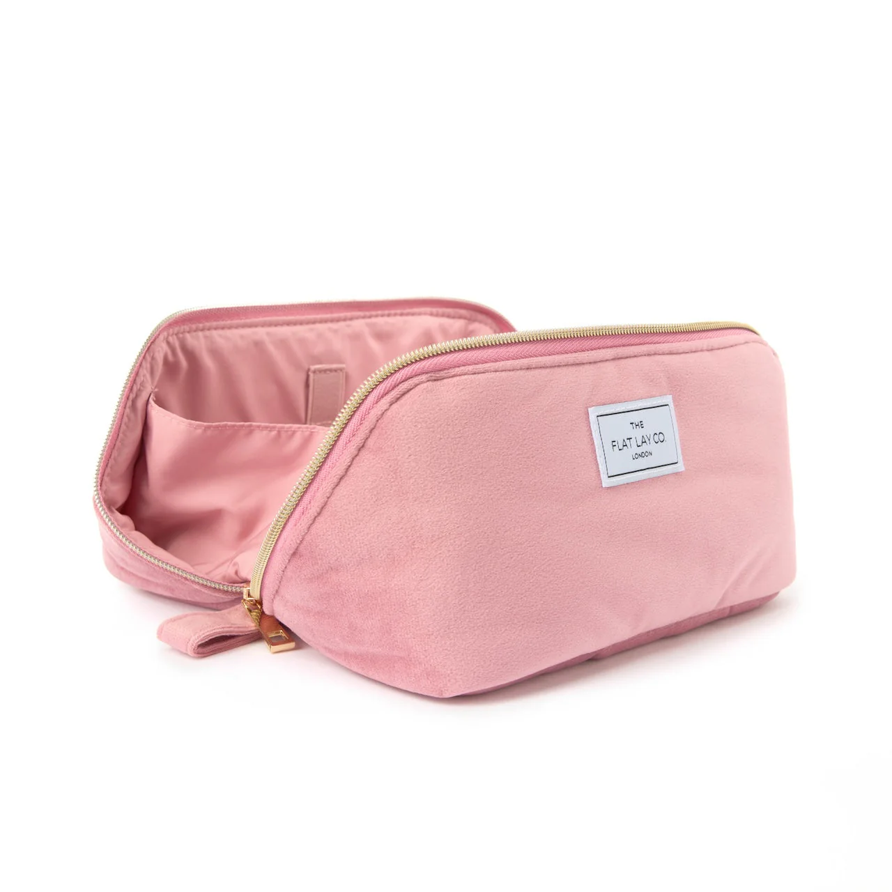 Box Bag & Brush Case Bundle - Pink Velvet - Image 4