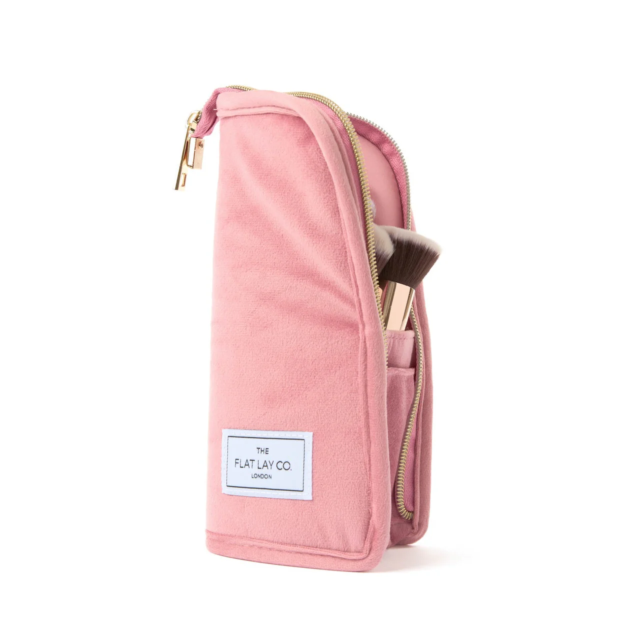 Box Bag & Brush Case Bundle - Pink Velvet - Image 6