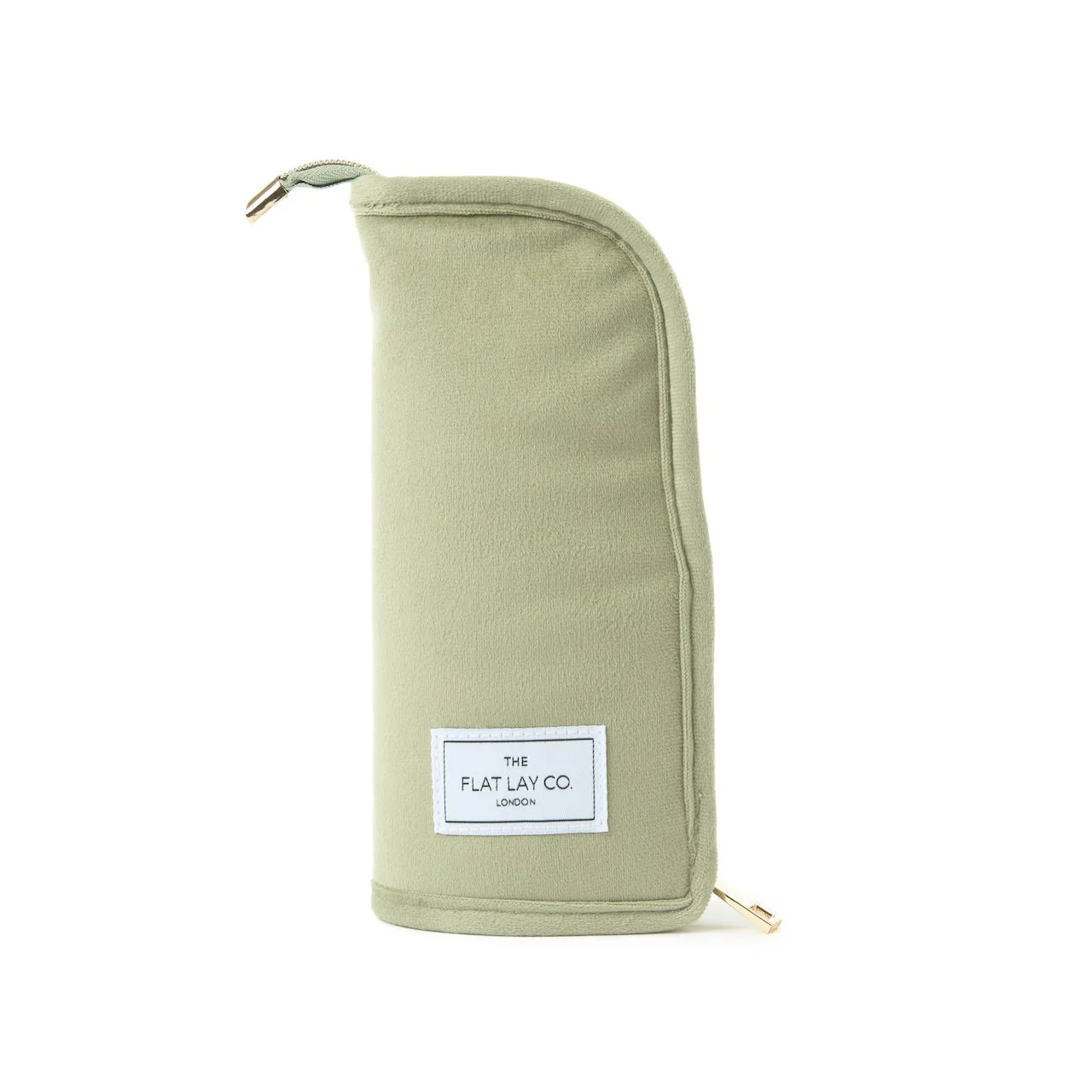 Box Bag & Brush Case Bundle - Sage Green Velvet - Image 5