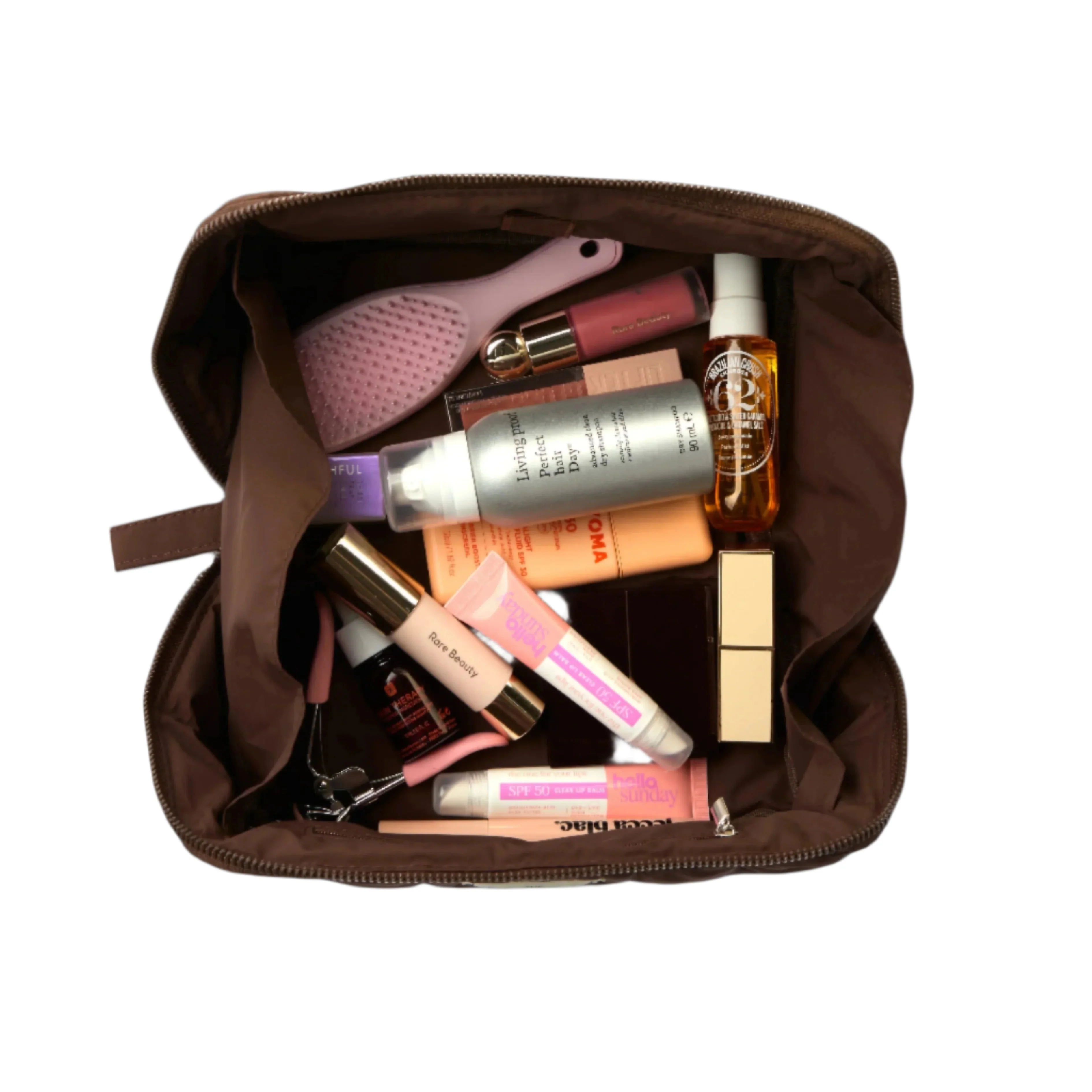 Marshmallow Box Bag & Brush Case Bundle - Espresso - Image 5