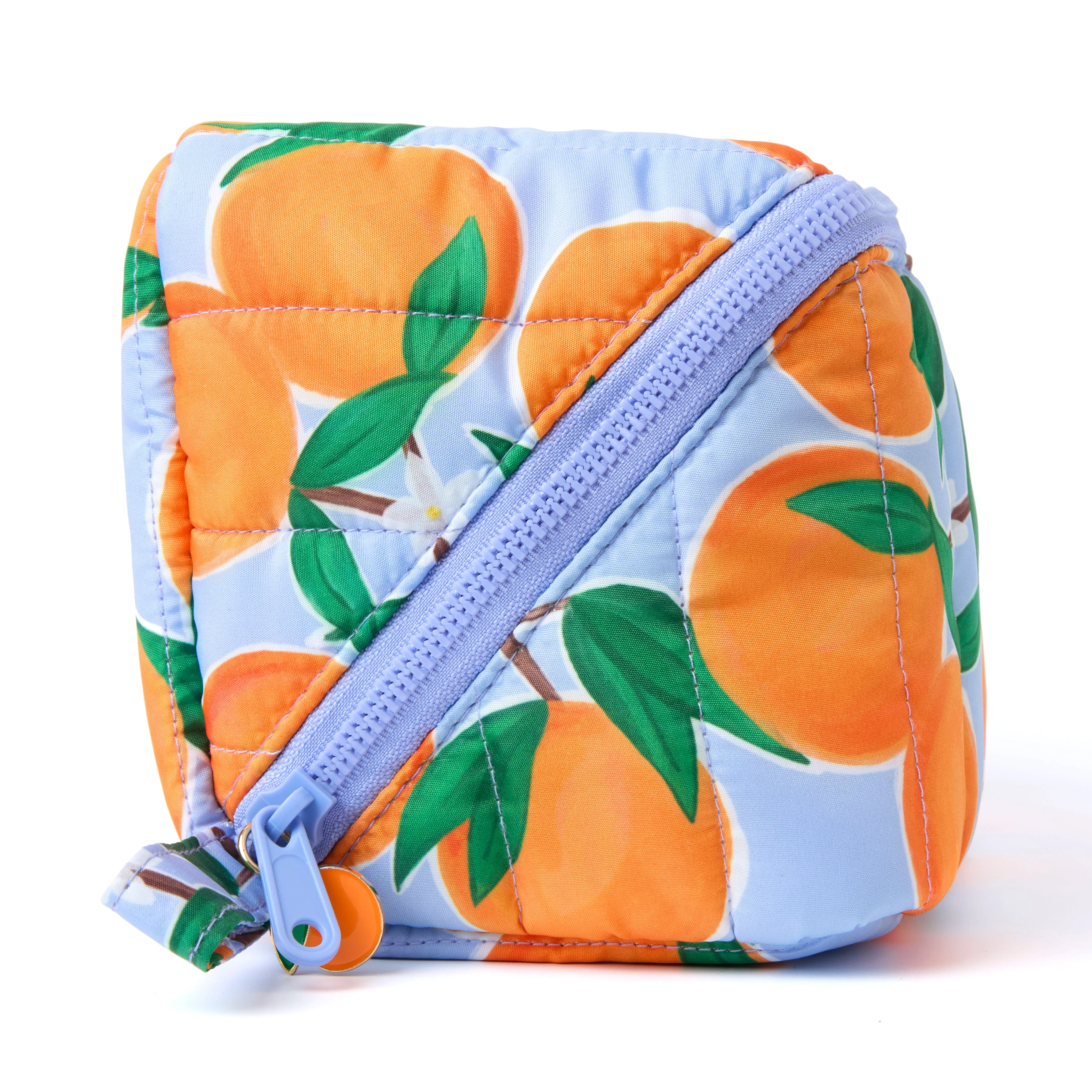 Marshmallow Box Bag & Brush Case Bundle - Mediterranean Oranges - Image 4