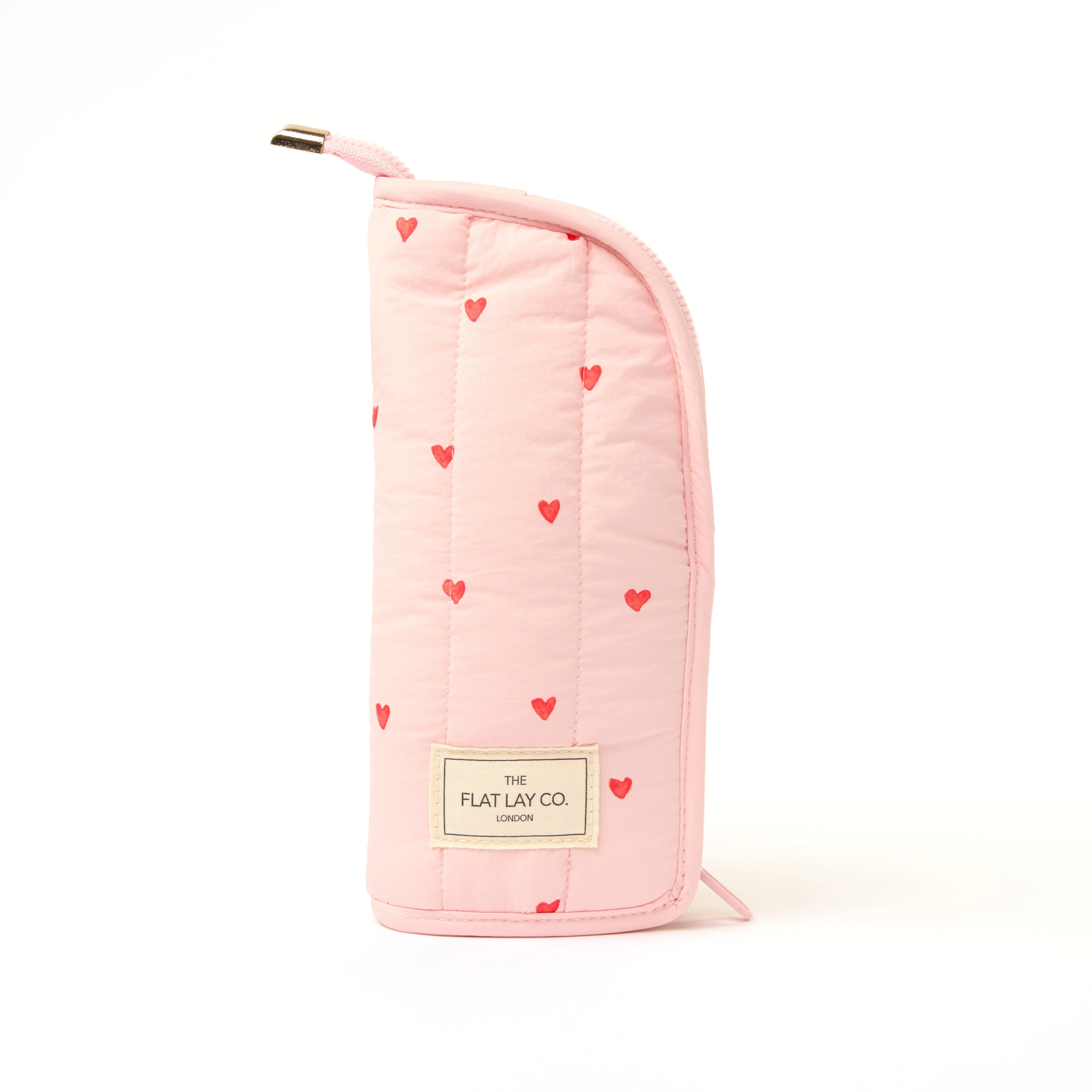 Marshmallow Box Bag & Brush Case Bundle - Sweet Pink Hearts - Image 5