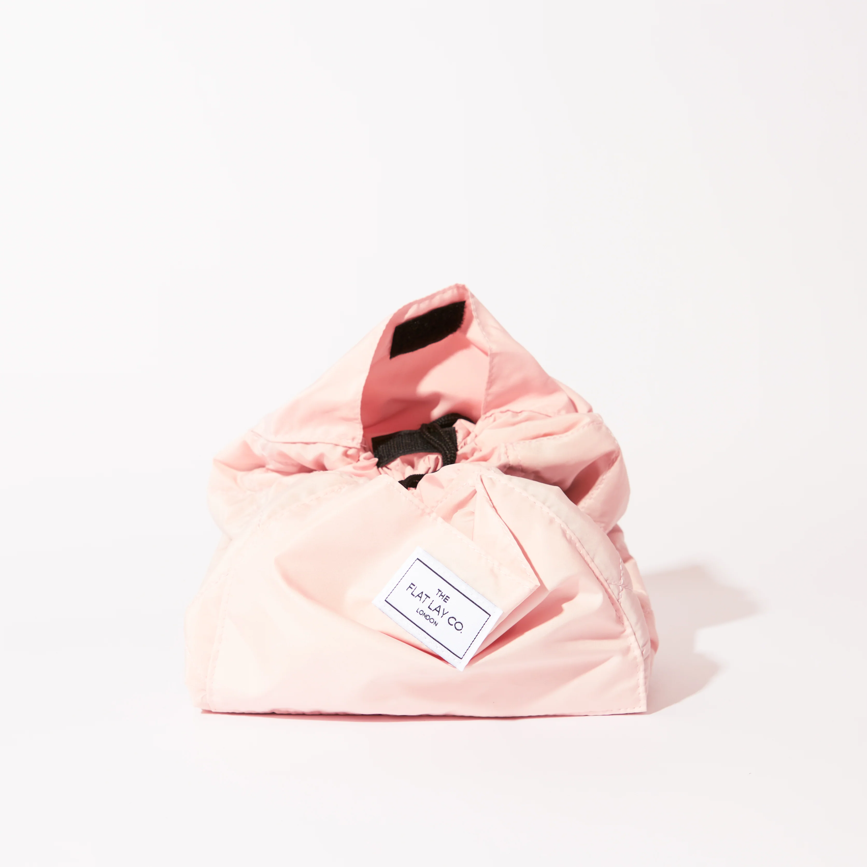 Drawstring Flat Lay Makeup Bag - Blush Pink - Image 3