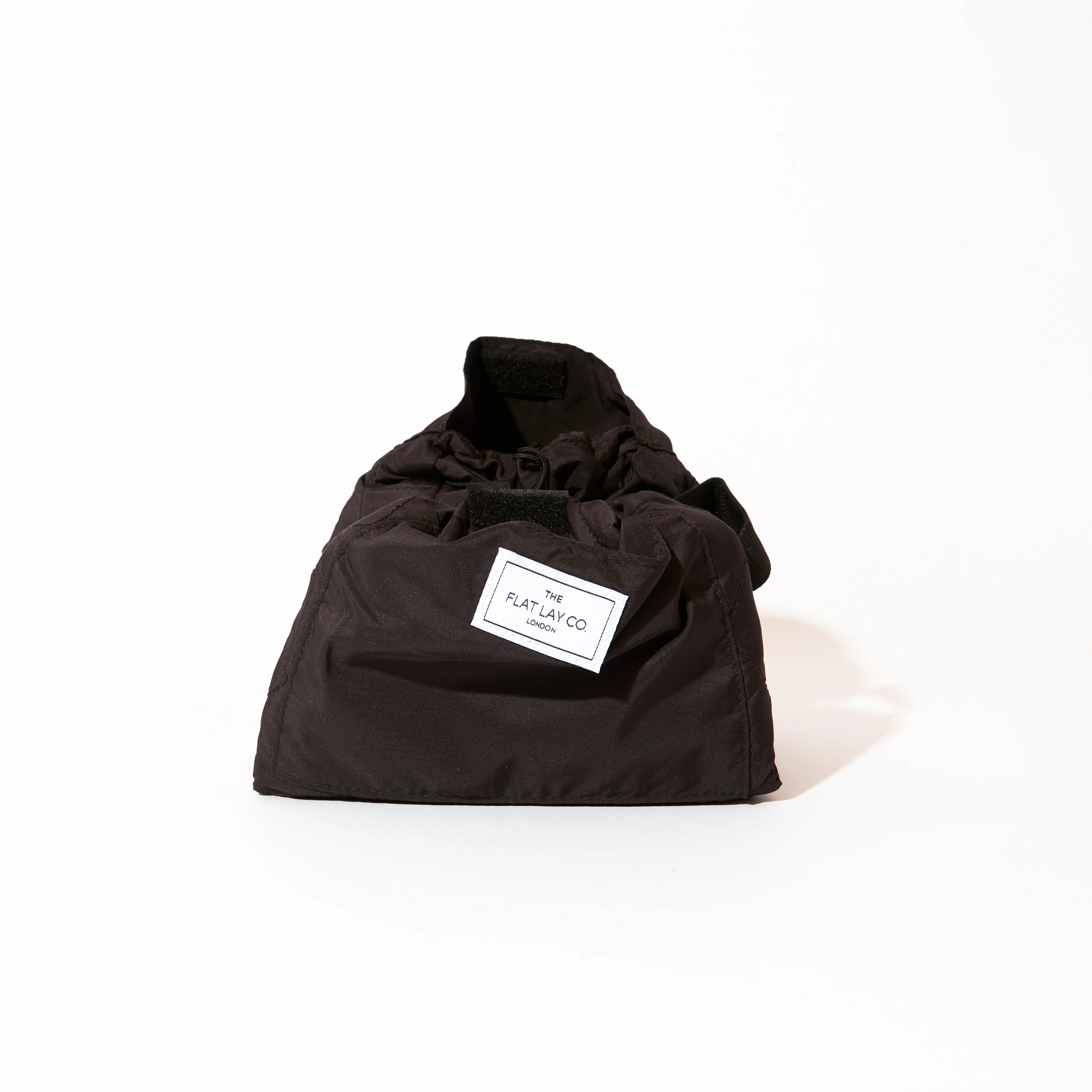 Drawstring Flat Lay Makeup Bag - Classic Black - Image 3