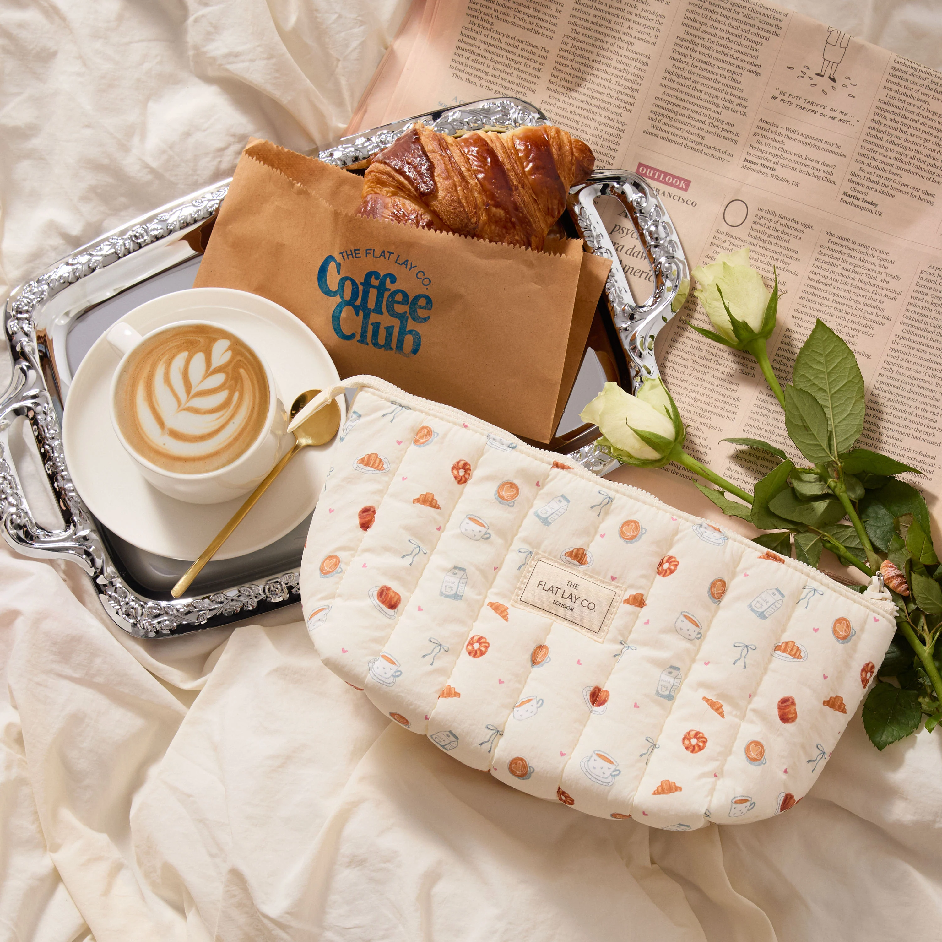 Padded Essential Makeup Pouch - Patisserie - Image 4