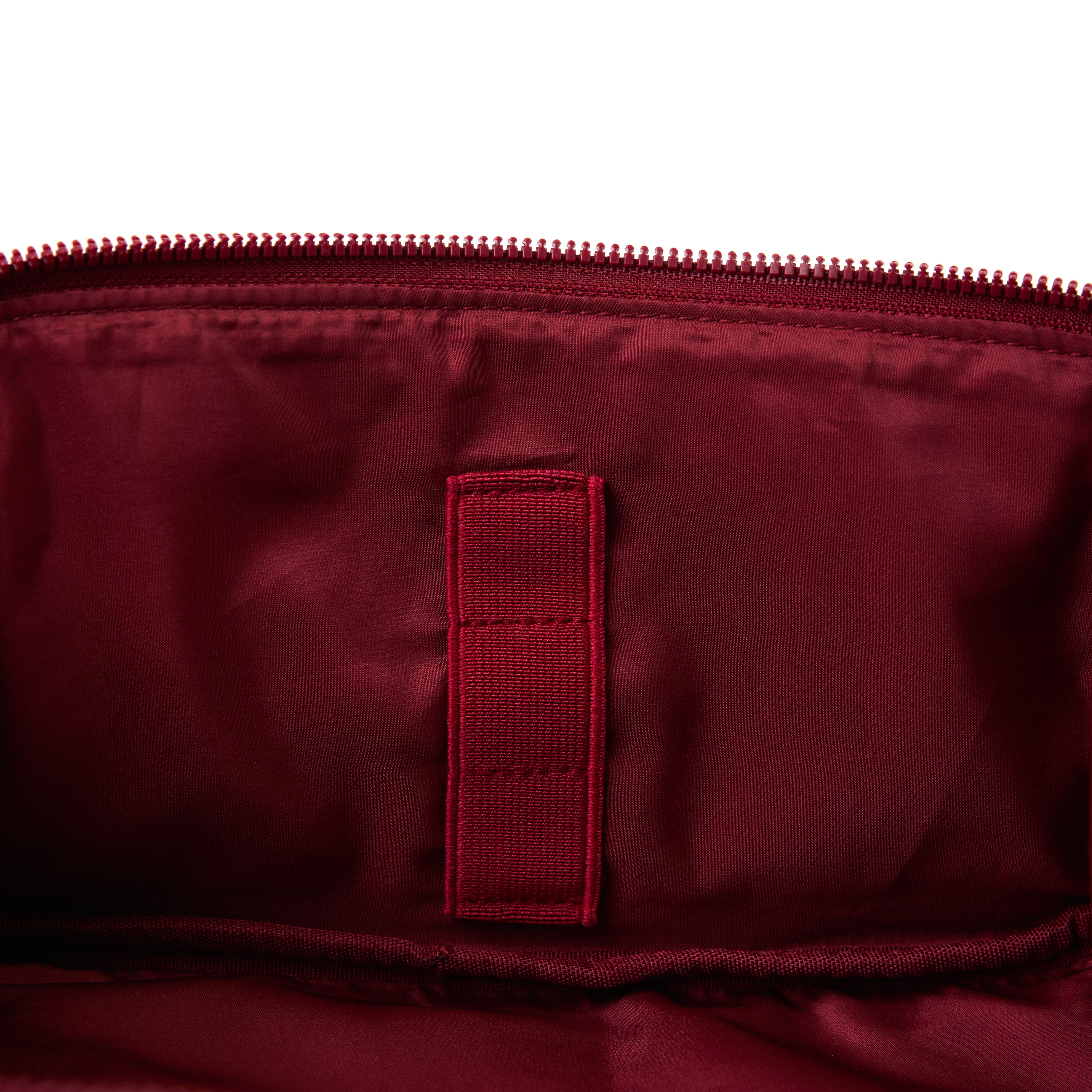 Flat Lay Makeup Box Bag - Ditsy Roses Burgundy Embroidered Velvet - Image 6