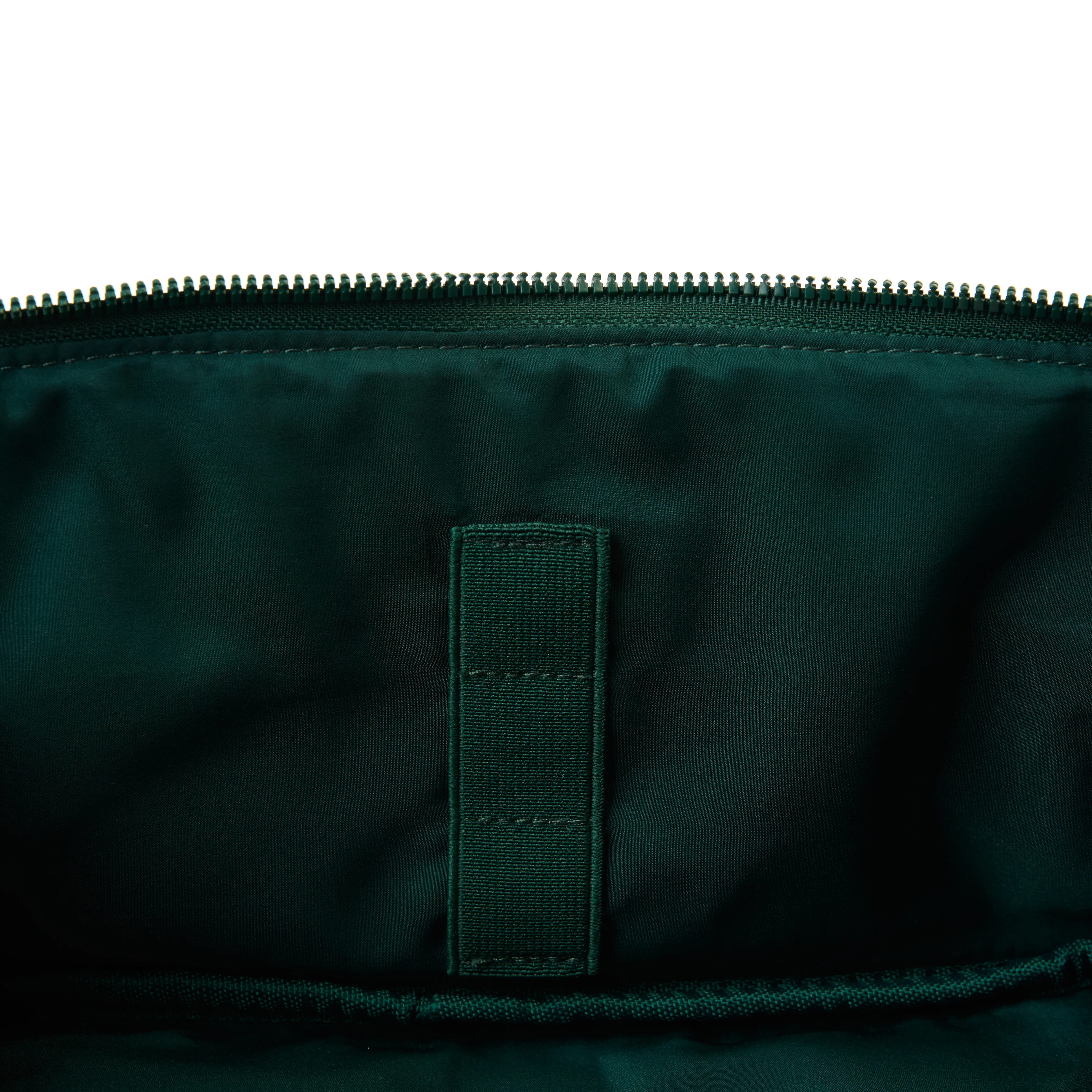 Flat Lay Makeup Box Bag - Green Leaves Embroidered Velvet - Image 5