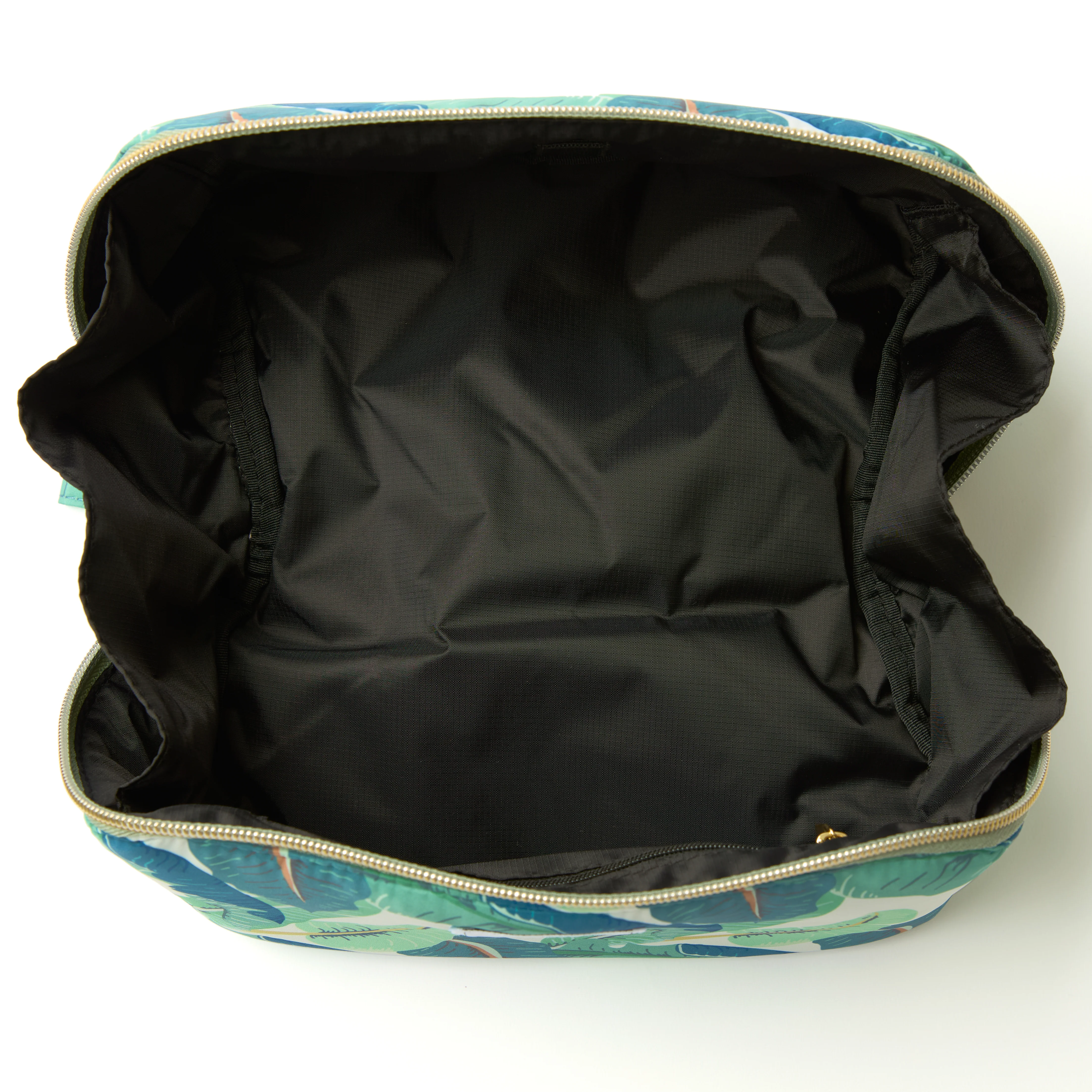 Flat Lay Makeup Box Bag - Tropical Leaves - Image 9