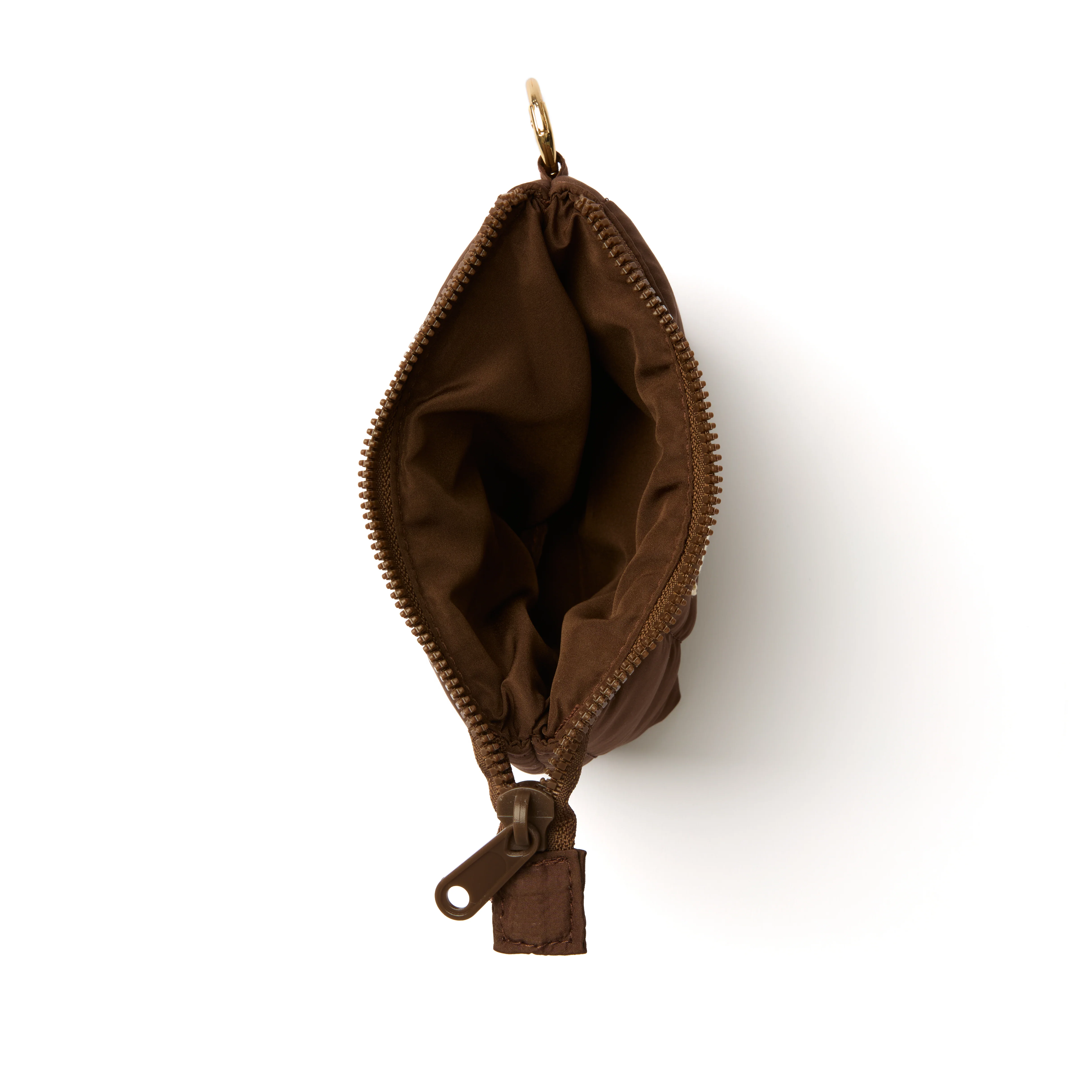 Flat Lay Mini Keyring Pouch - Espresso - Image 6