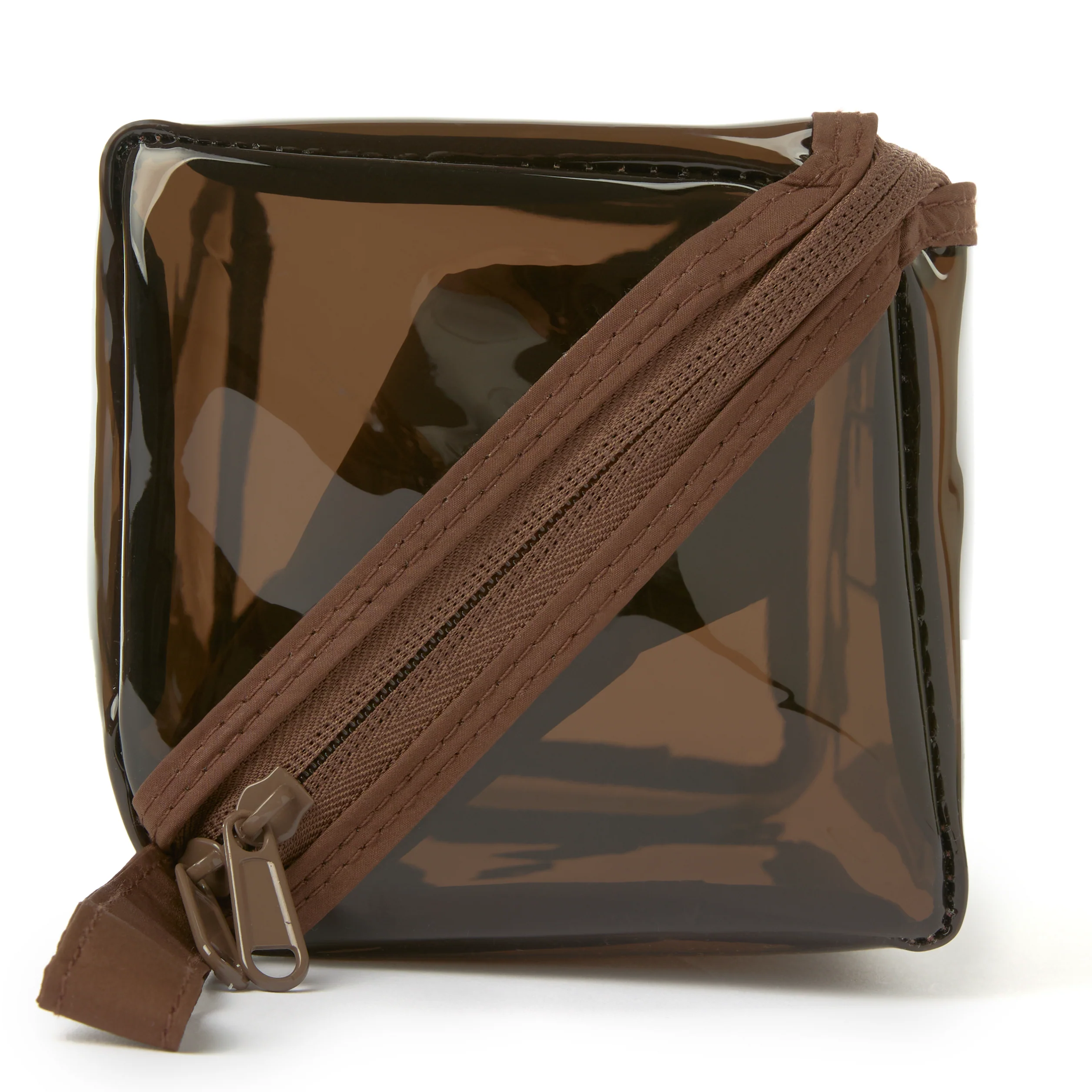 Jelly Flat Lay Makeup Box Bag - Espresso - Image 4