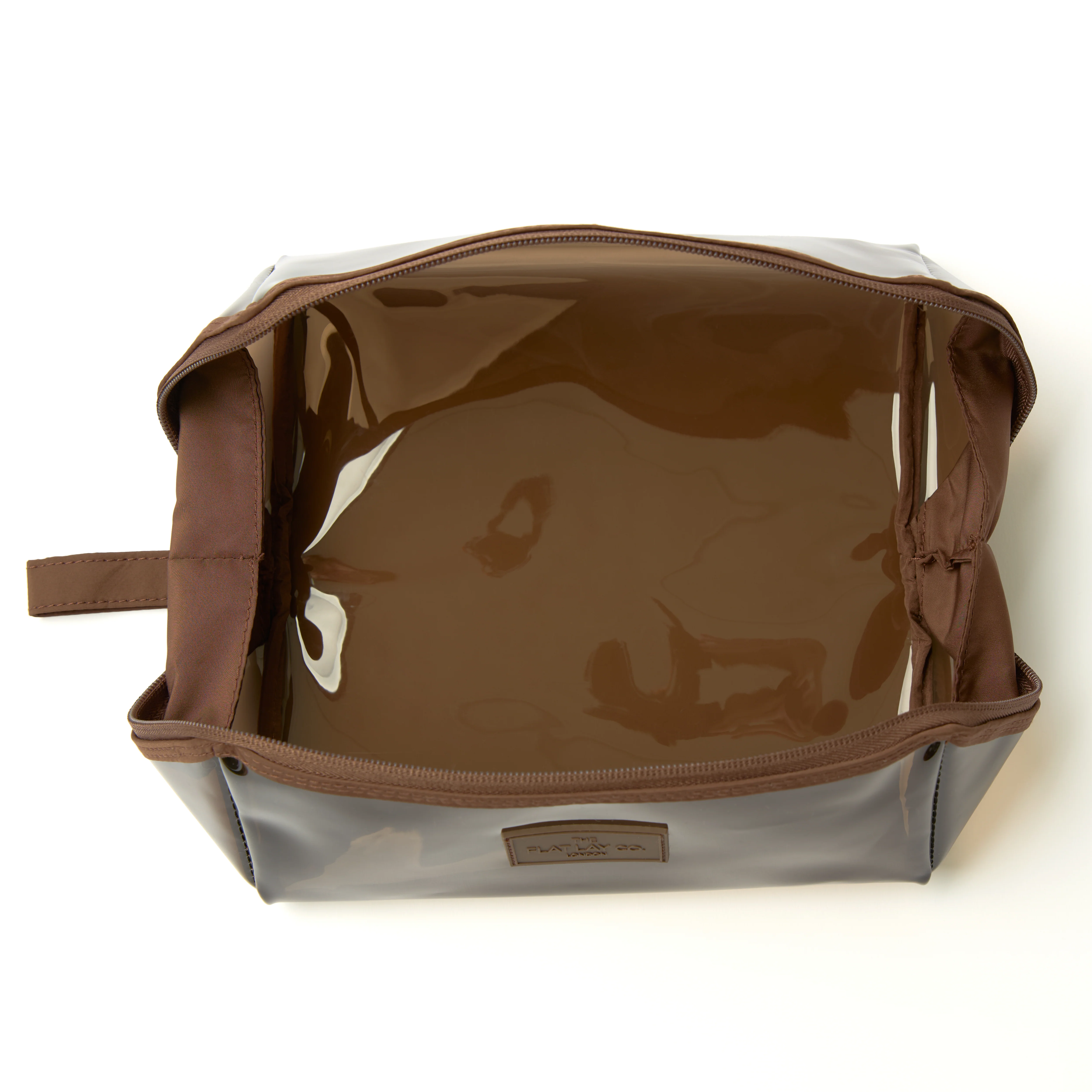 Jelly Flat Lay Makeup Box Bag - Espresso - Image 6