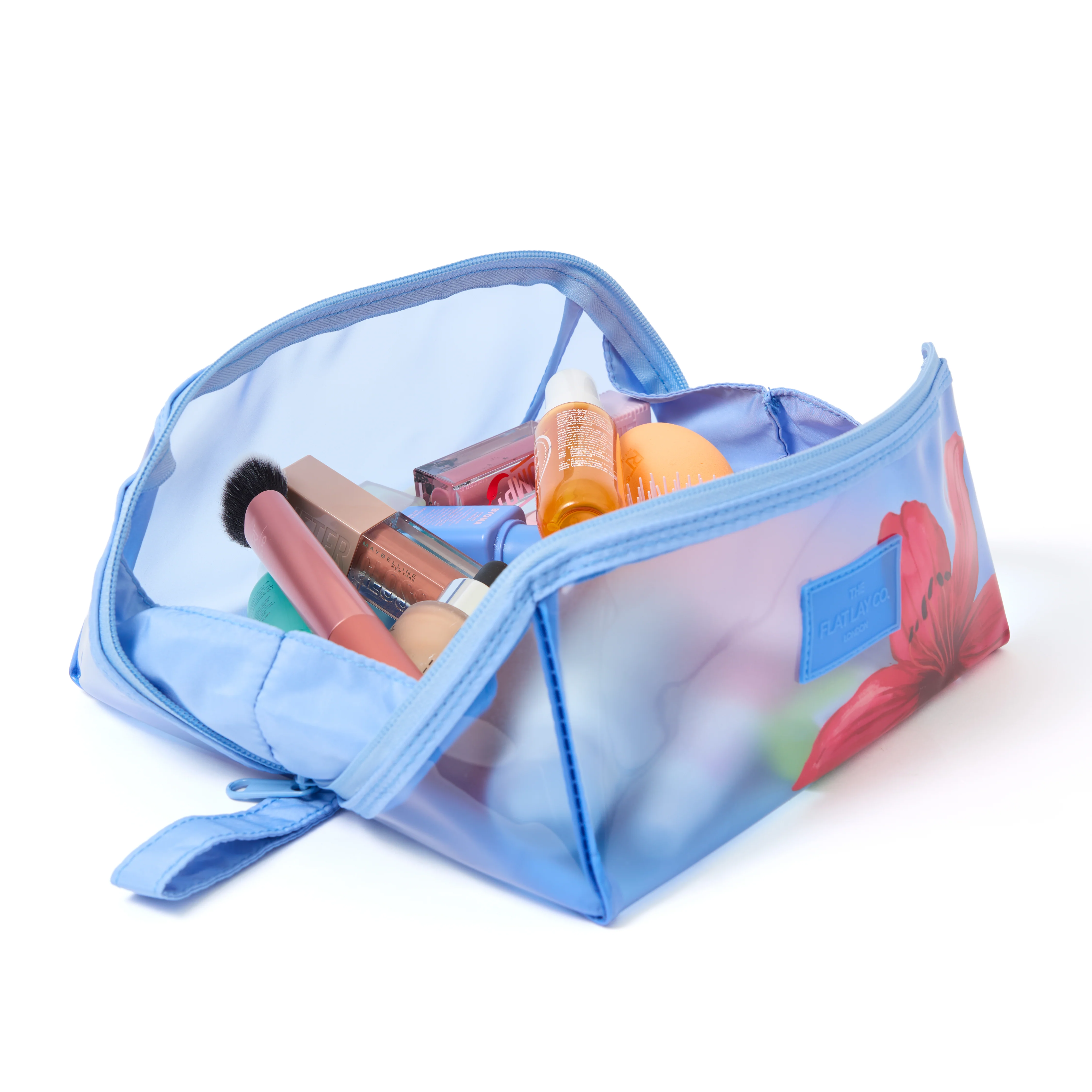 Jelly Flat Lay Makeup Box Bag - Red Lily - Image 4