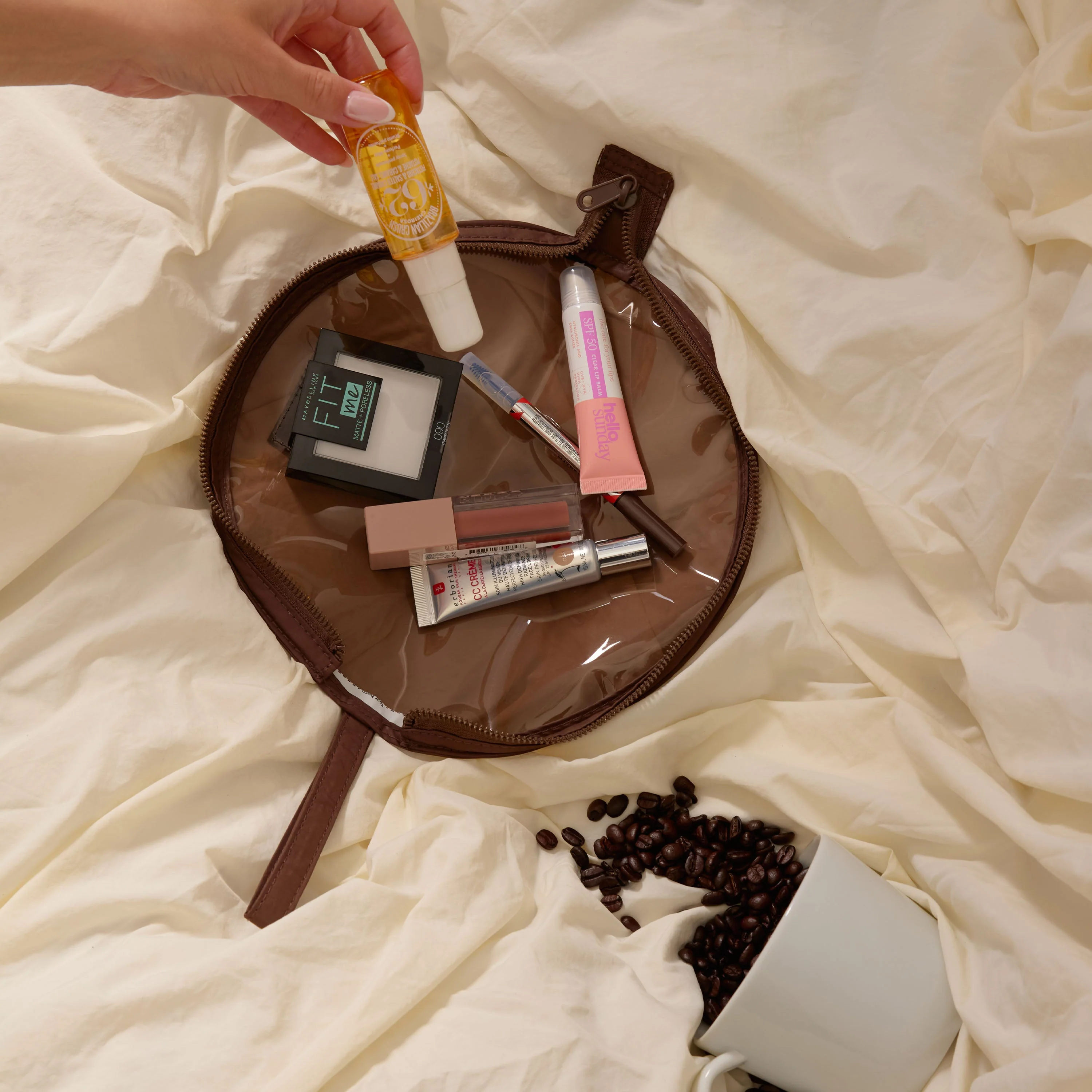 Jelly Lunar Flat Lay Makeup Pouch - Espresso - Image 6
