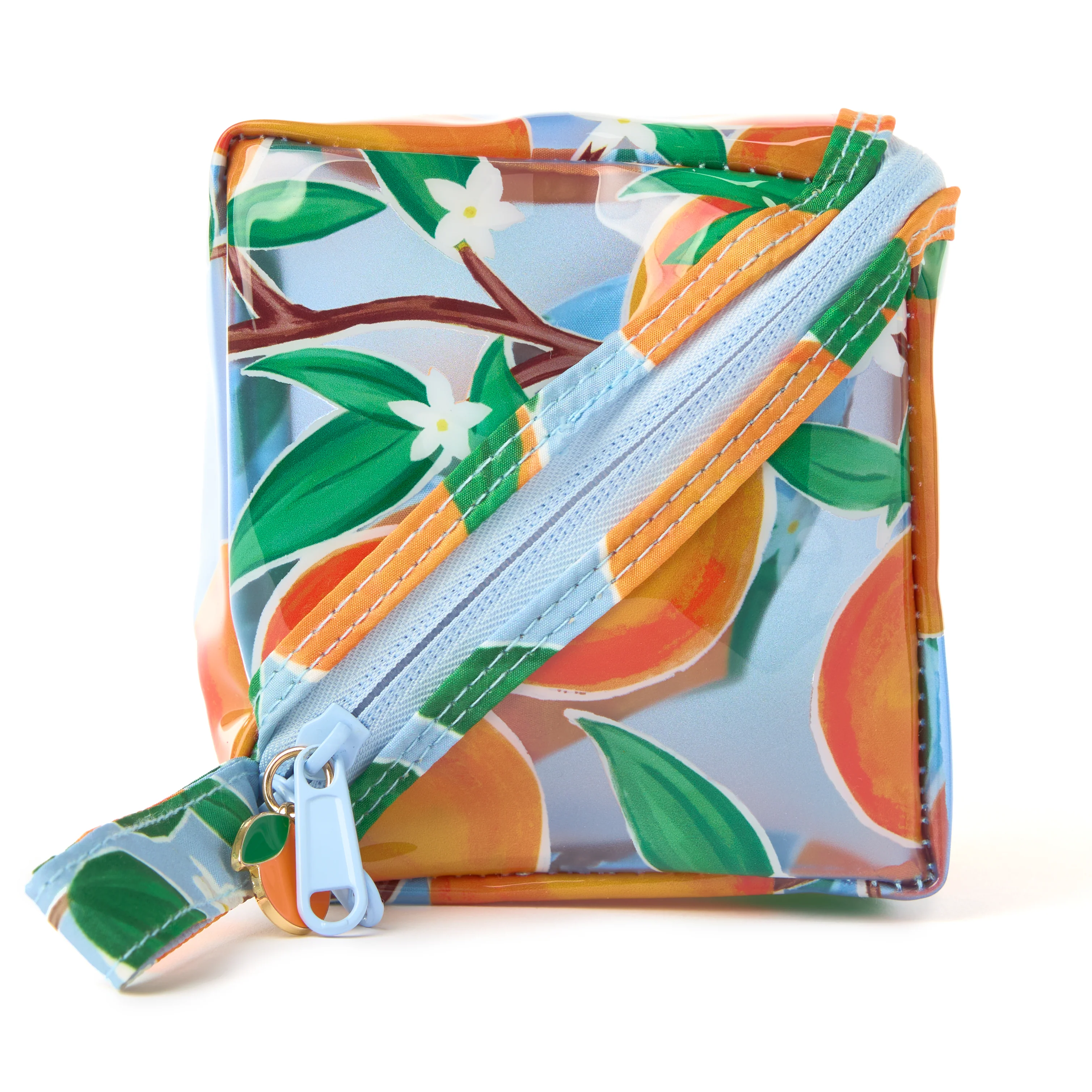 Jelly Flat Lay Makeup Box Bag - Mediterranean Oranges - Image 6