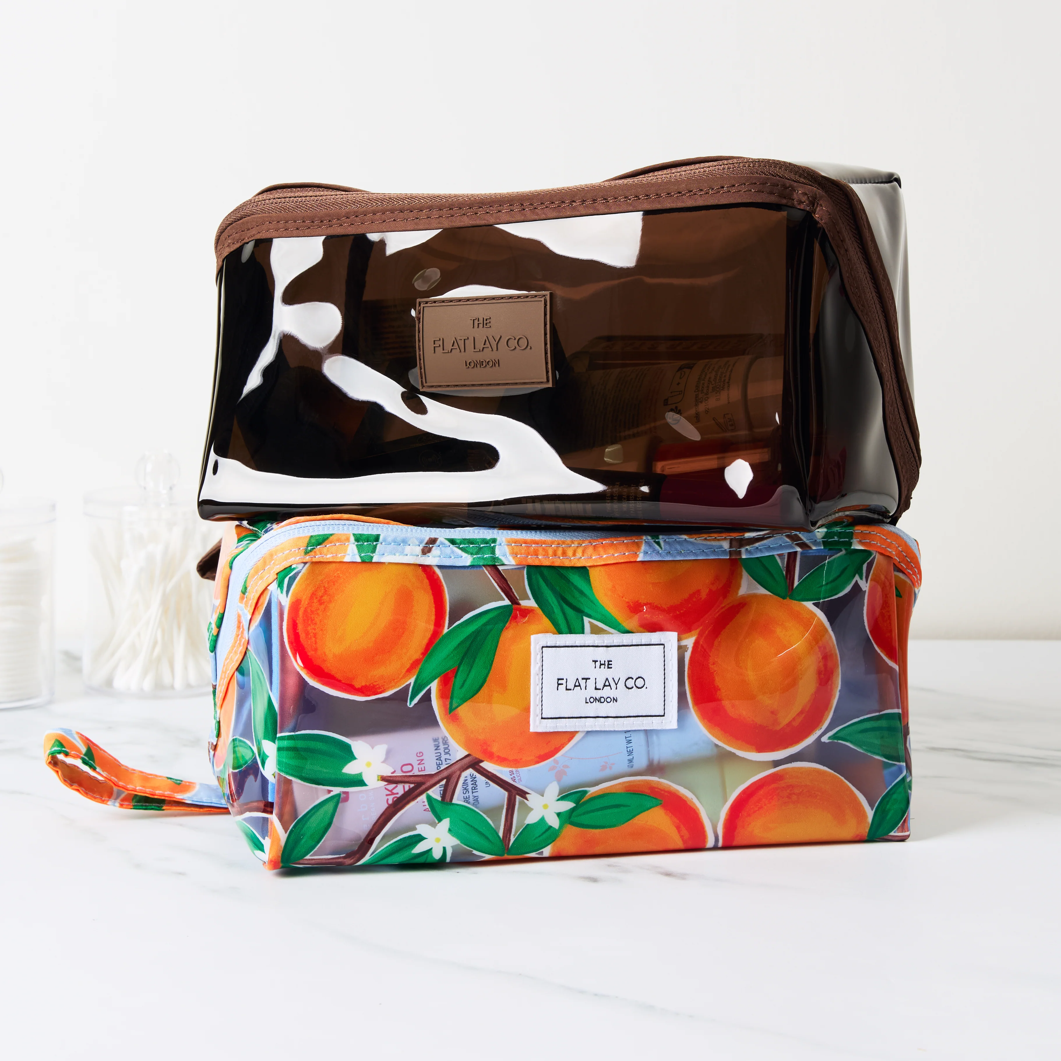 Jelly Flat Lay Makeup Box Bag - Mediterranean Oranges - Image 7