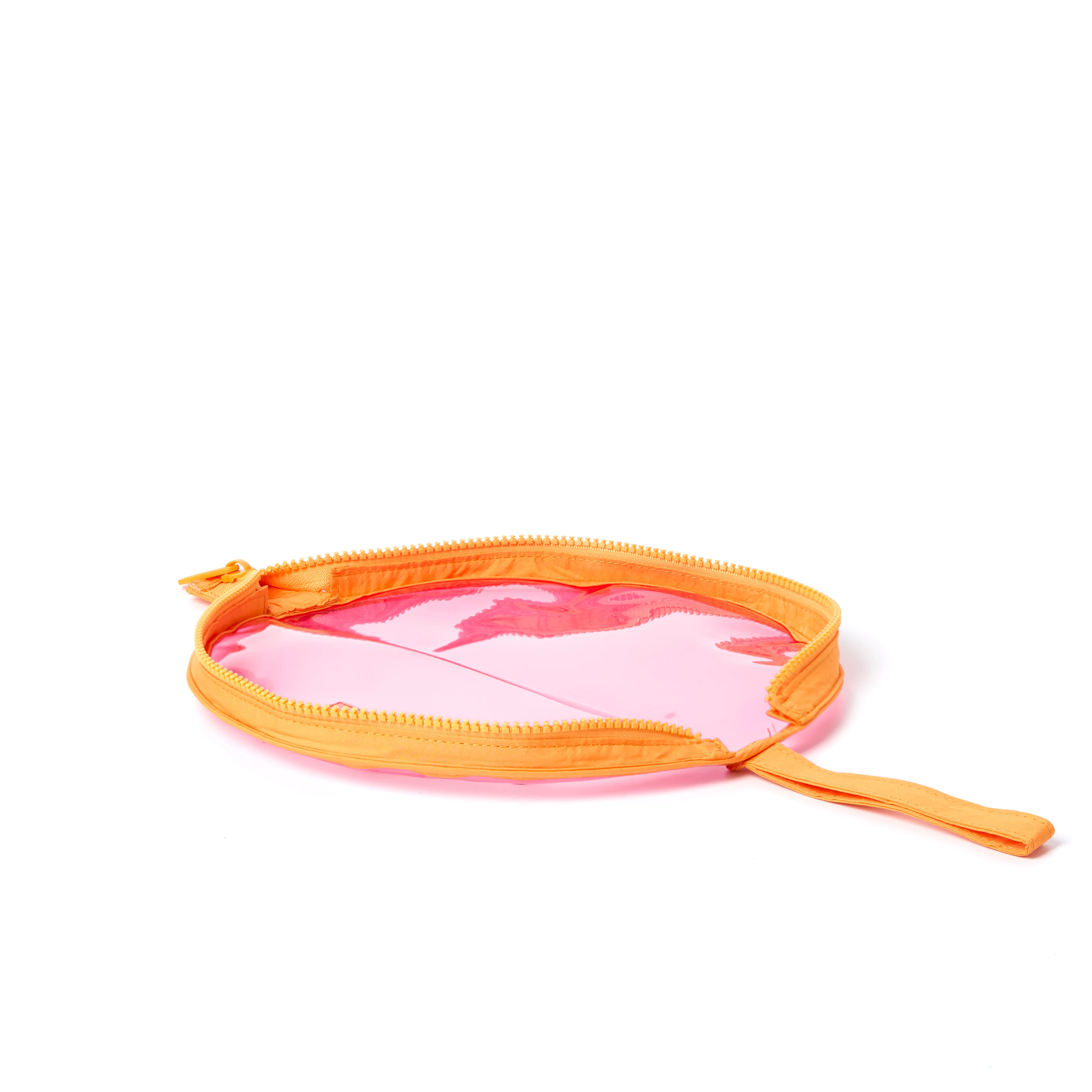 Jelly Lunar Flat Lay Makeup Pouch - Pink and Orange - Image 4