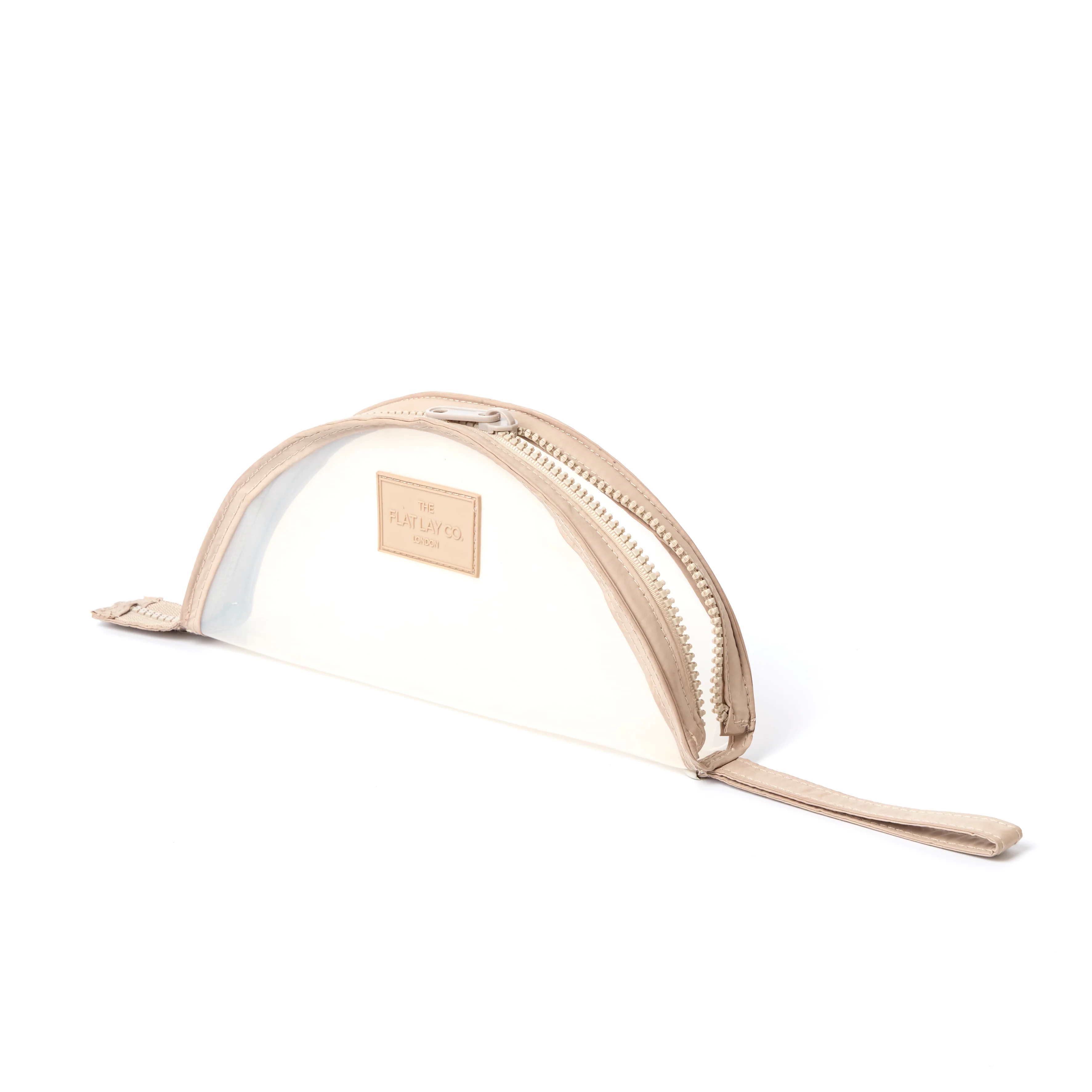 Jelly Lunar Flat Lay Makeup Pouch - Taupe - Image 6