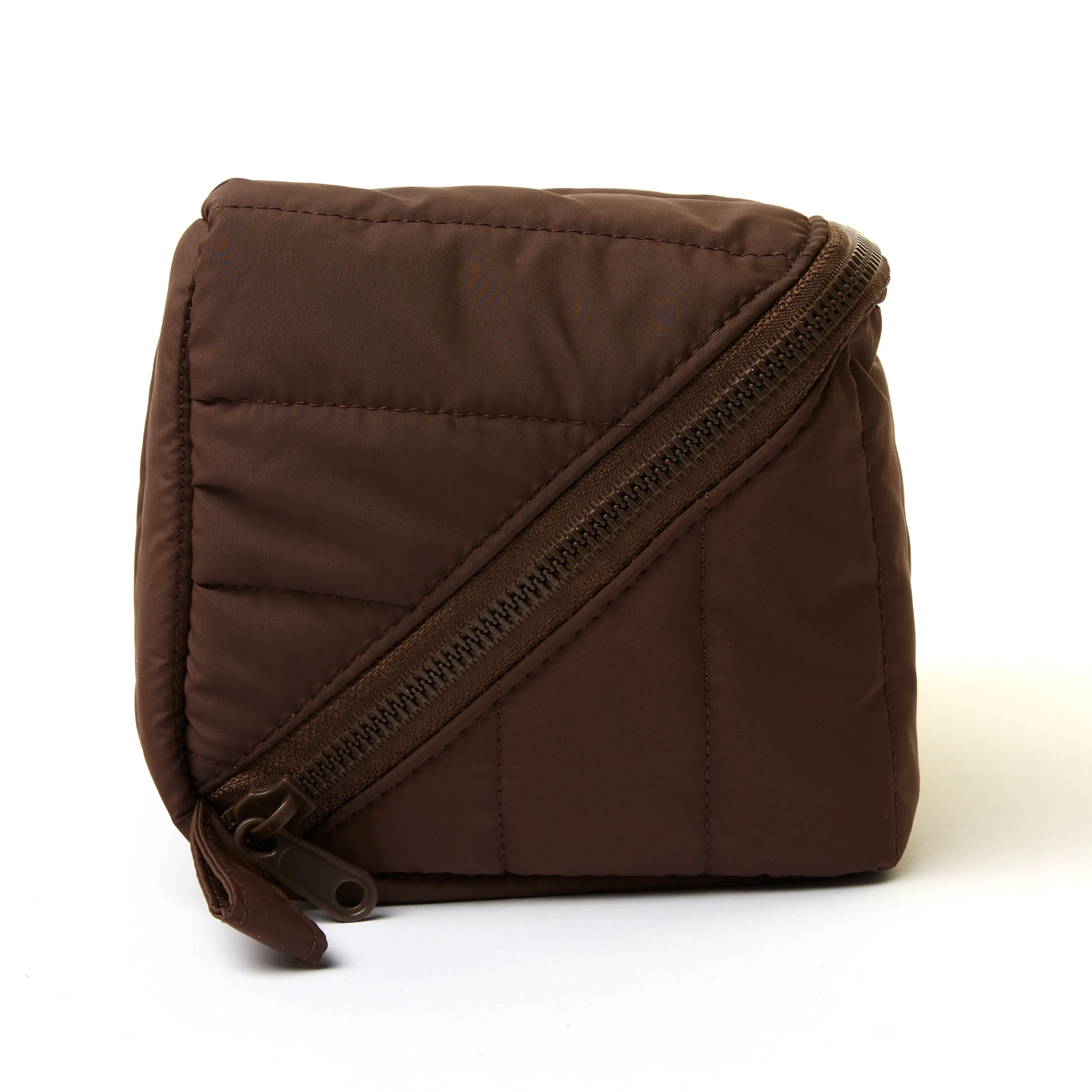 Marshmallow Flat Lay Makeup Box Bag - Espresso - Image 10
