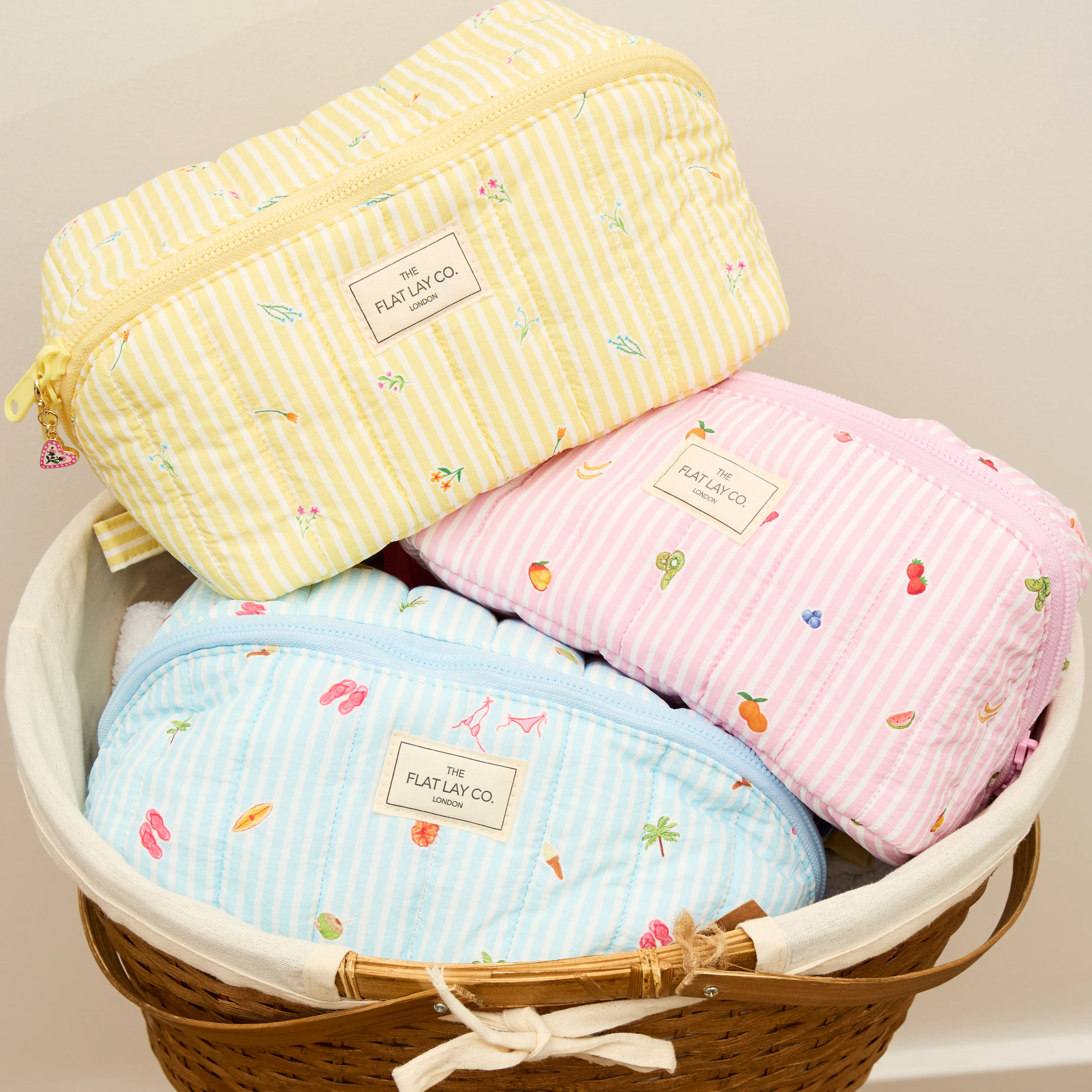 Marshmallow Flat Lay Makeup Box Bag - Flora - Image 6