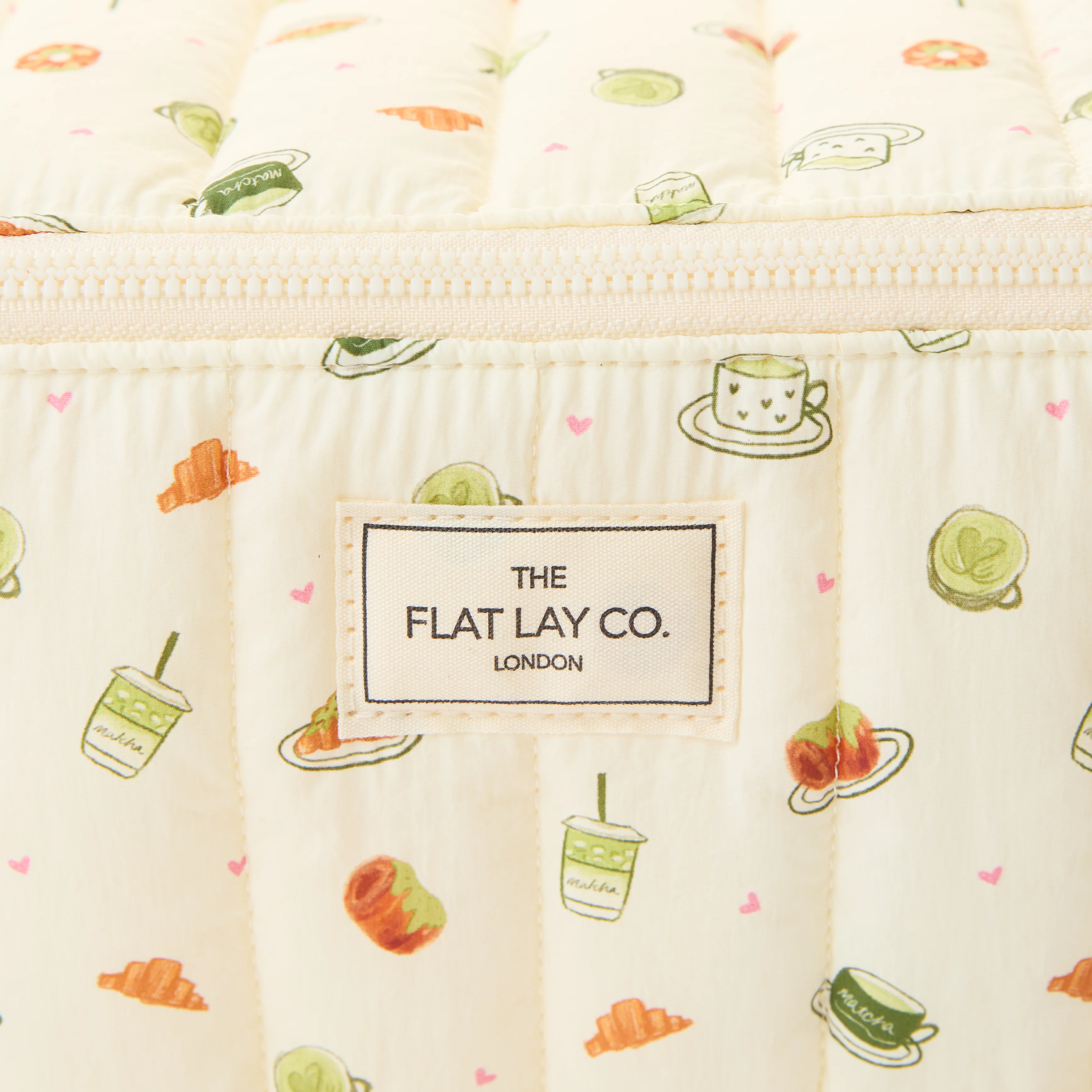 Marshmallow Flat Lay Makeup Box Bag - Matcha - Image 6
