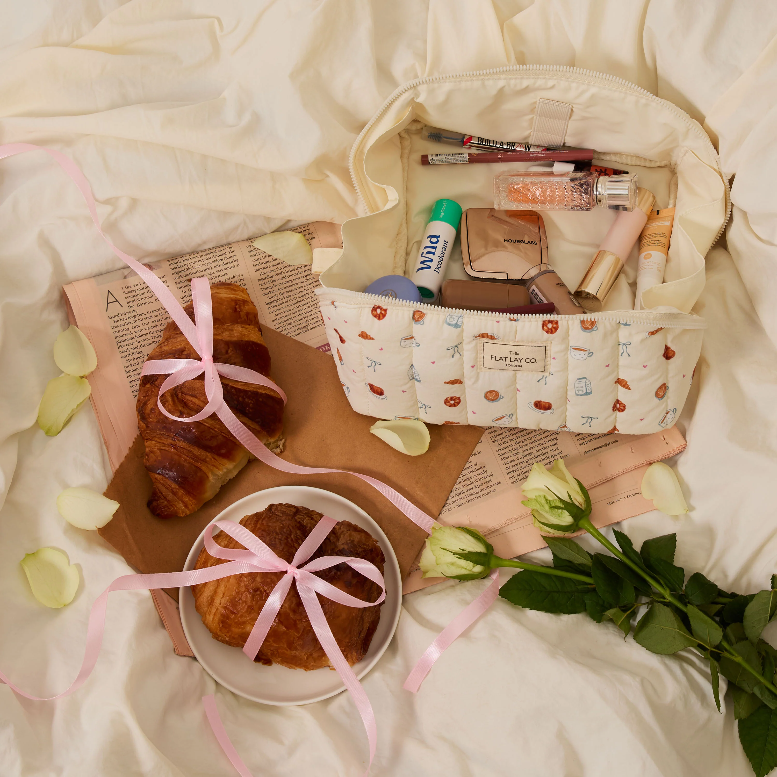 Marshmallow Flat Lay Makeup Box Bag - Patisserie - Image 4