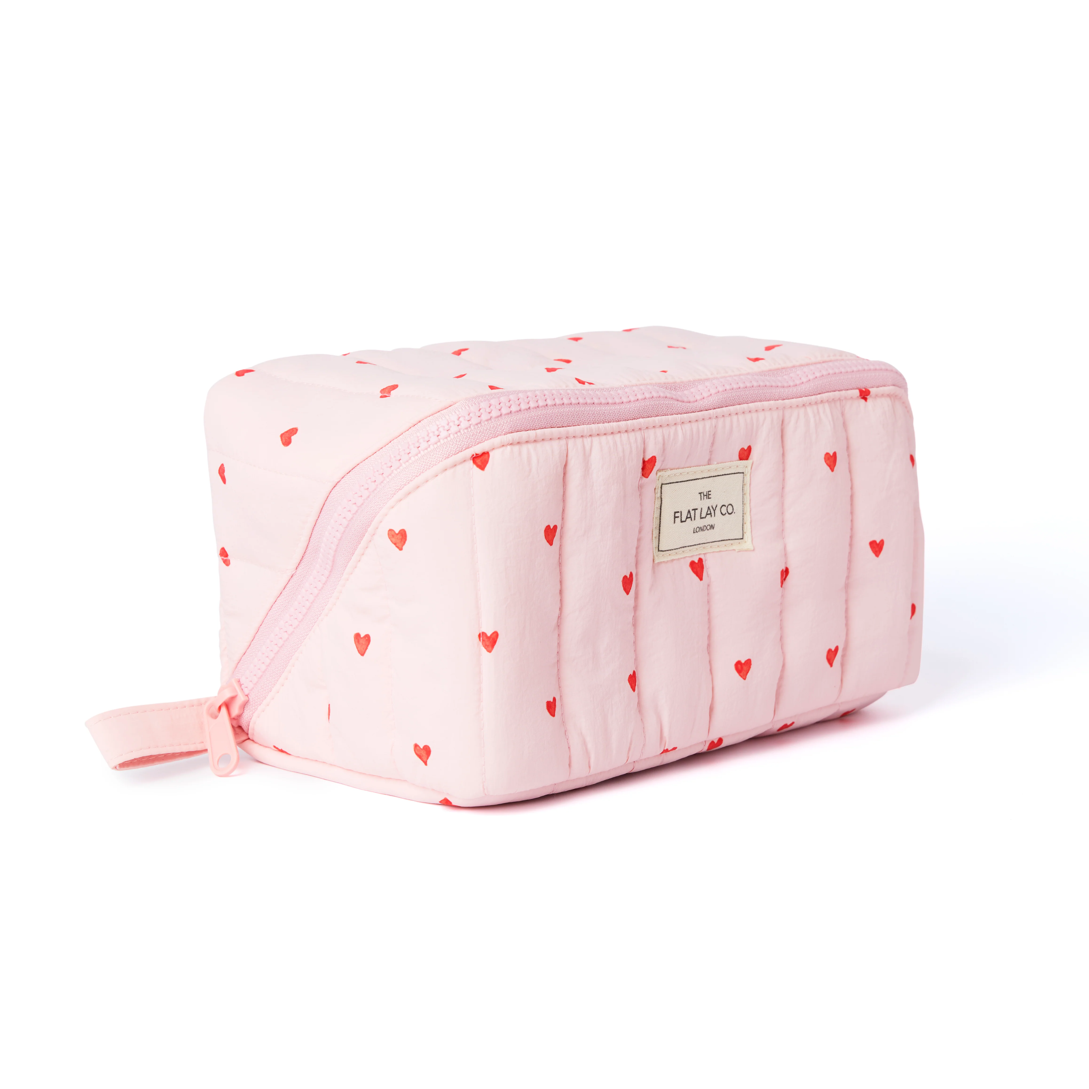 Marshmallow Flat Lay Makeup Box Bag - Sweet Pink Hearts - Image 4