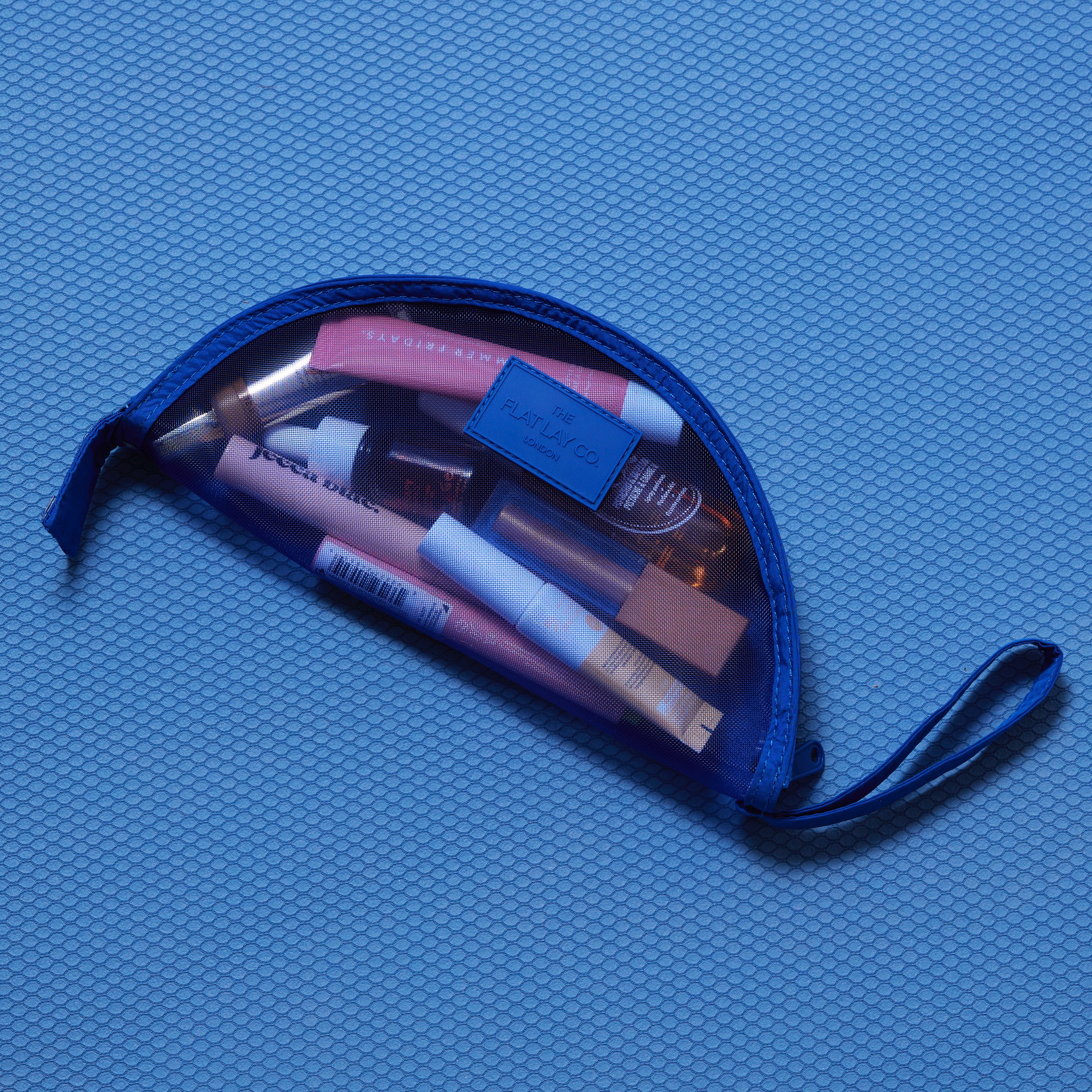 Mesh Makeup Pouch Bundle - Cobalt Blue - Image 3