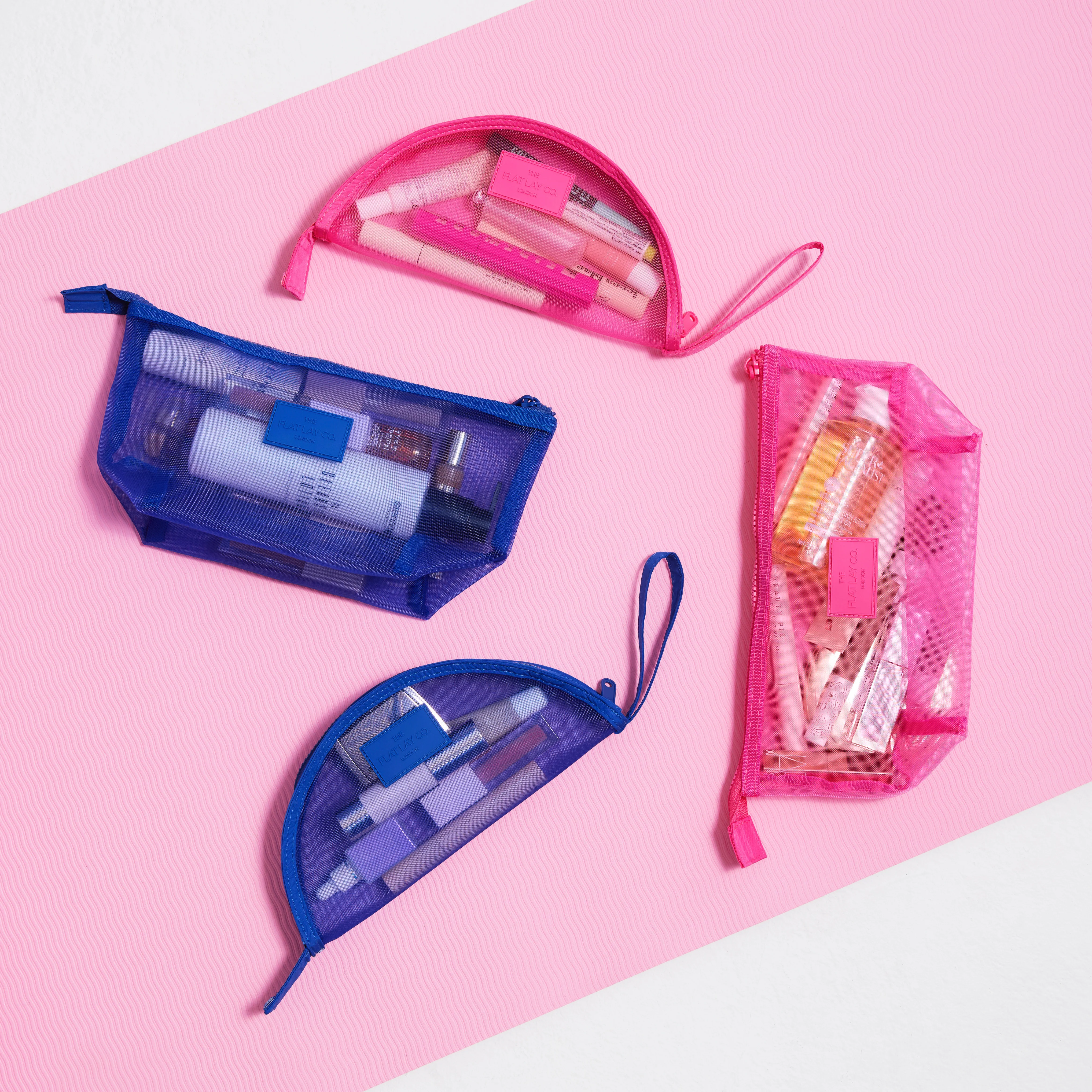 Mesh Makeup Pouch Bundle - Hot Pink - Image 8