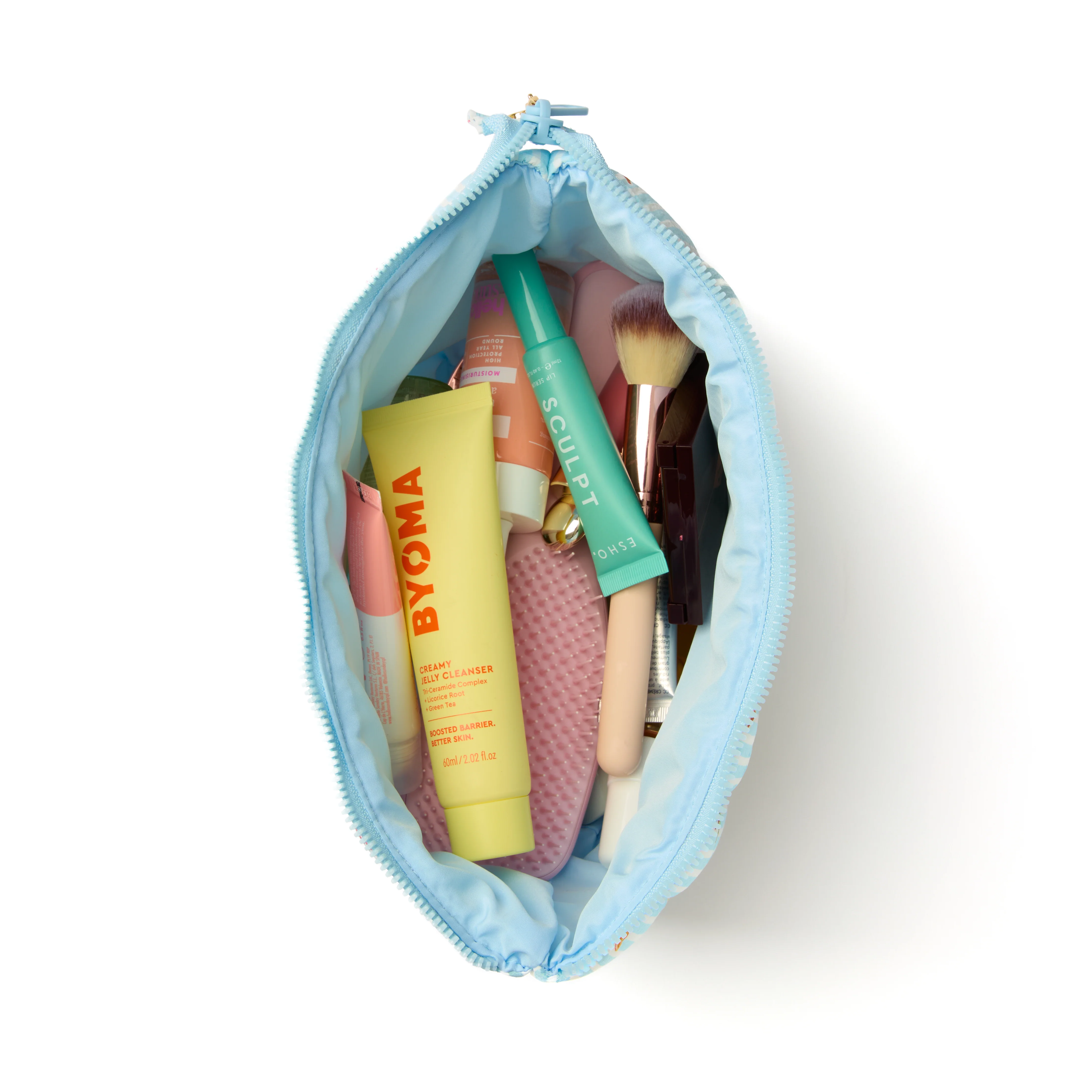 Padded Essential Makeup Pouch - Playa - Image 3