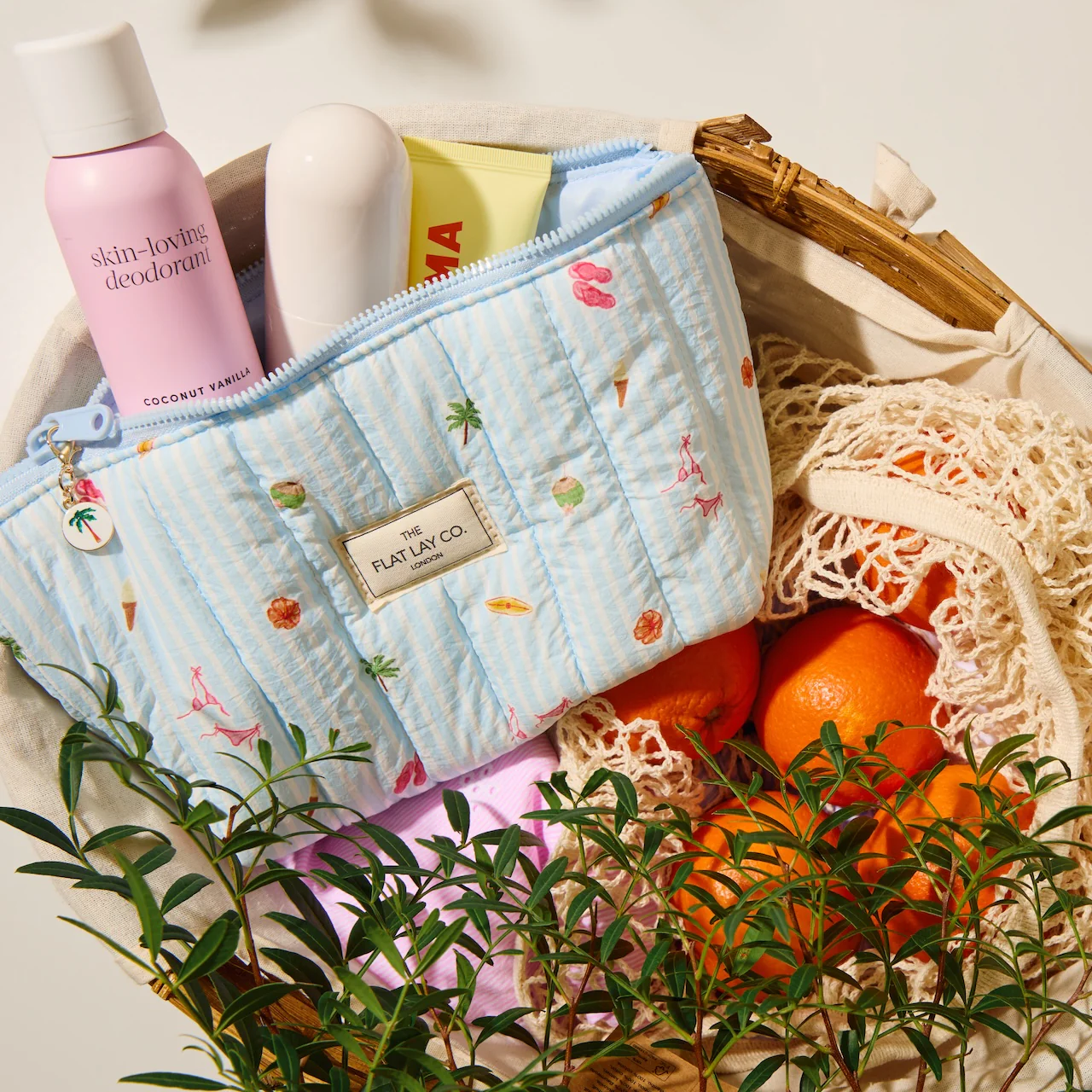 Padded Essential Makeup Pouch - Playa - Image 5