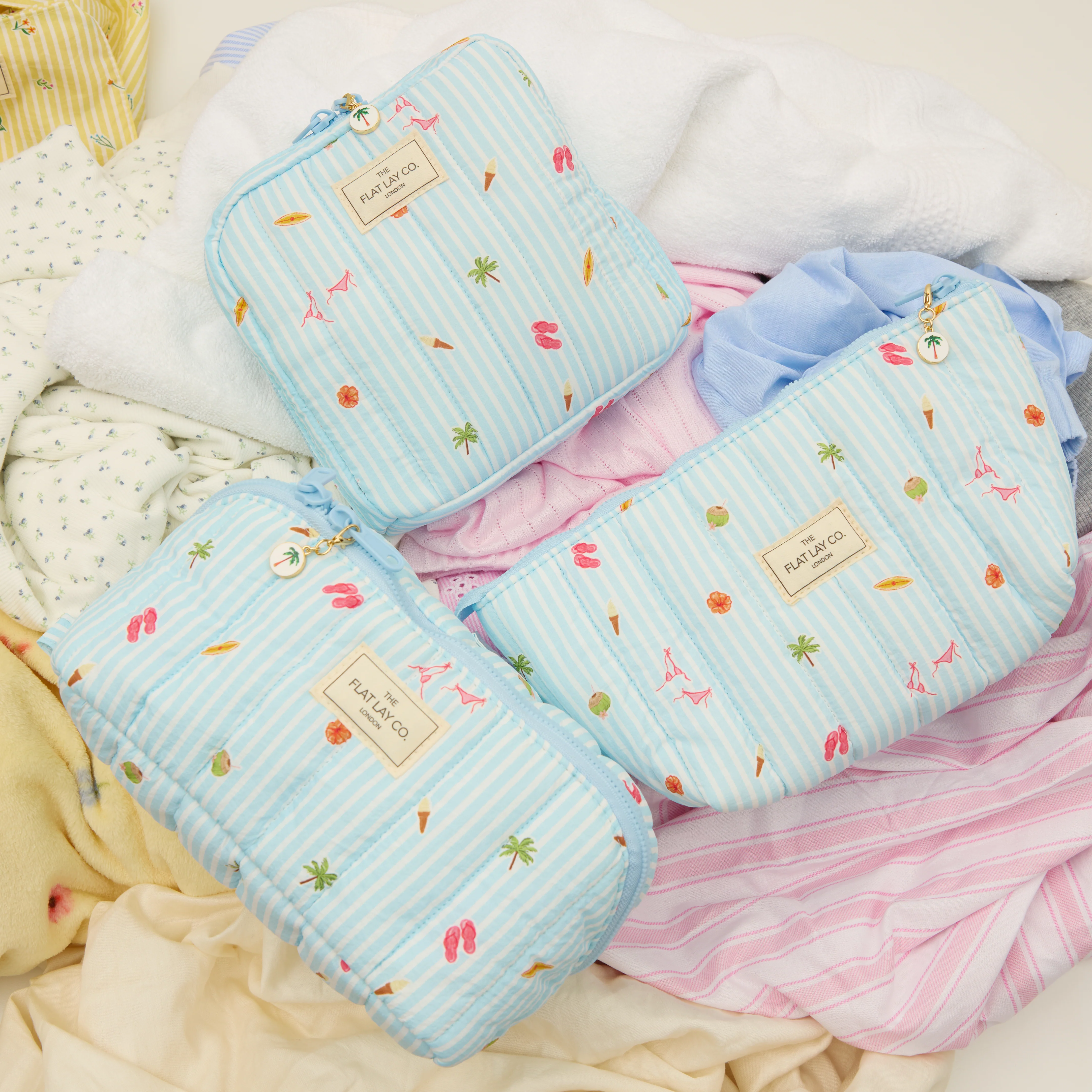Padded Essential Makeup Pouch - Playa - Image 8