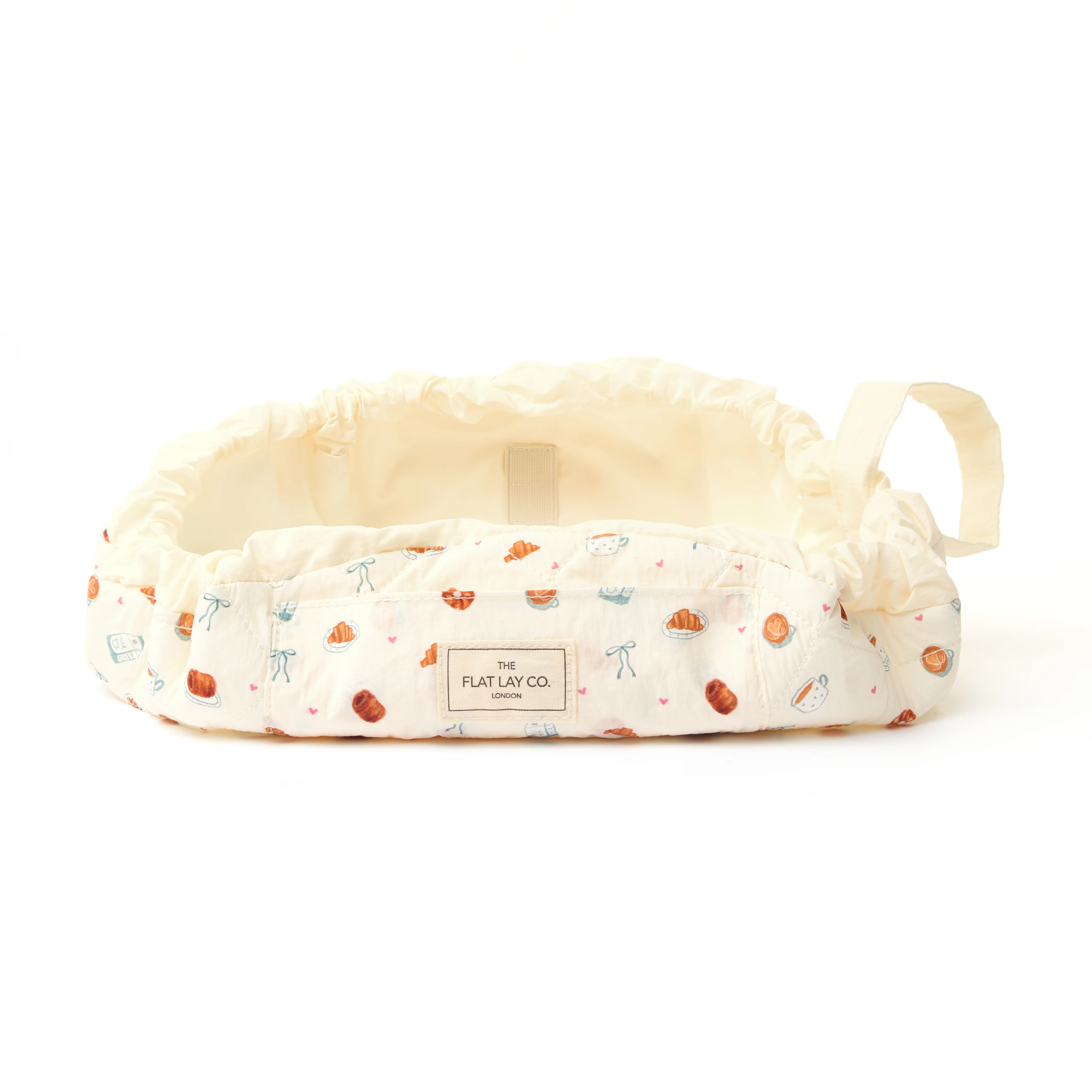 Parachute Drawstring Flat Lay Makeup Bag - Patisserie - Image 4