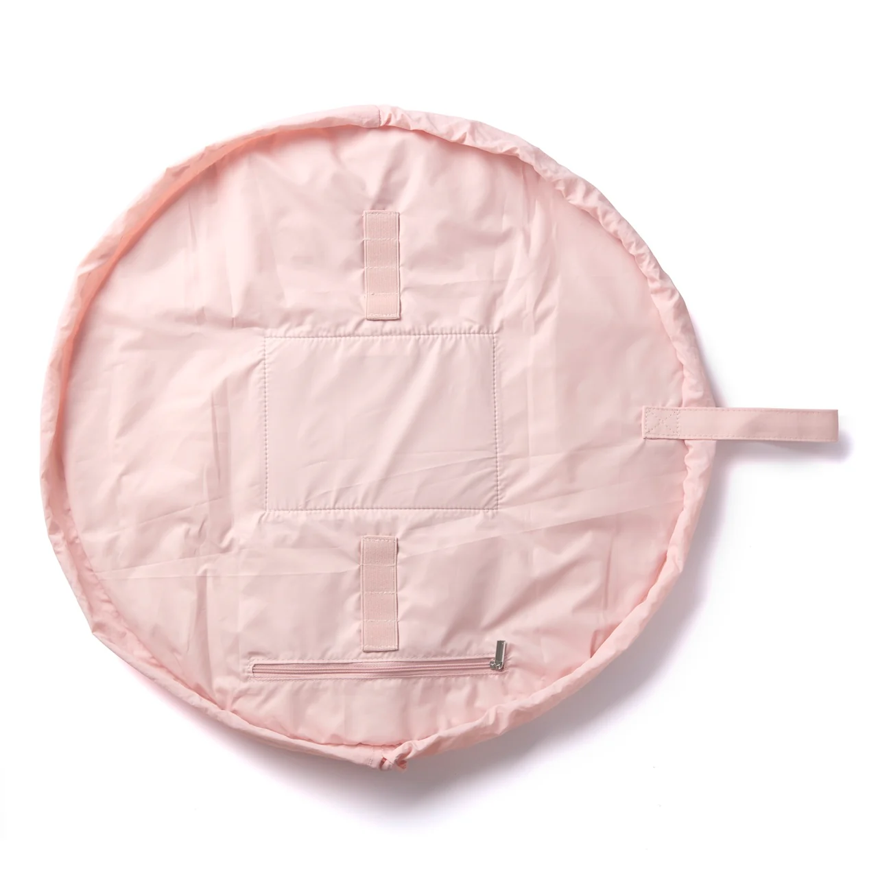 Parachute Drawstring Flat Lay Makeup Bag - Sweet Pink Hearts - Image 4