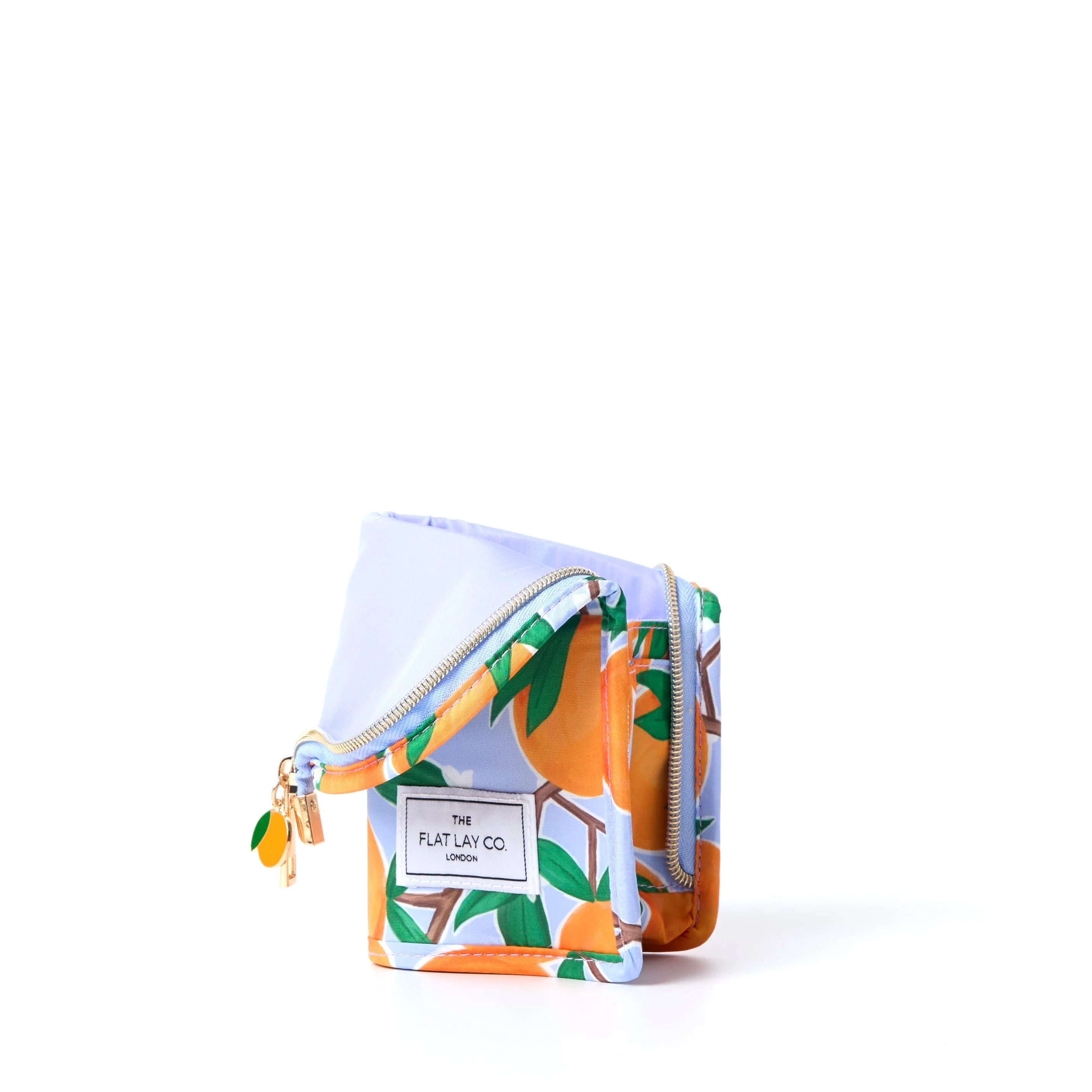 Standing Makeup Brush Case - Mediterranean Oranges - Image 4