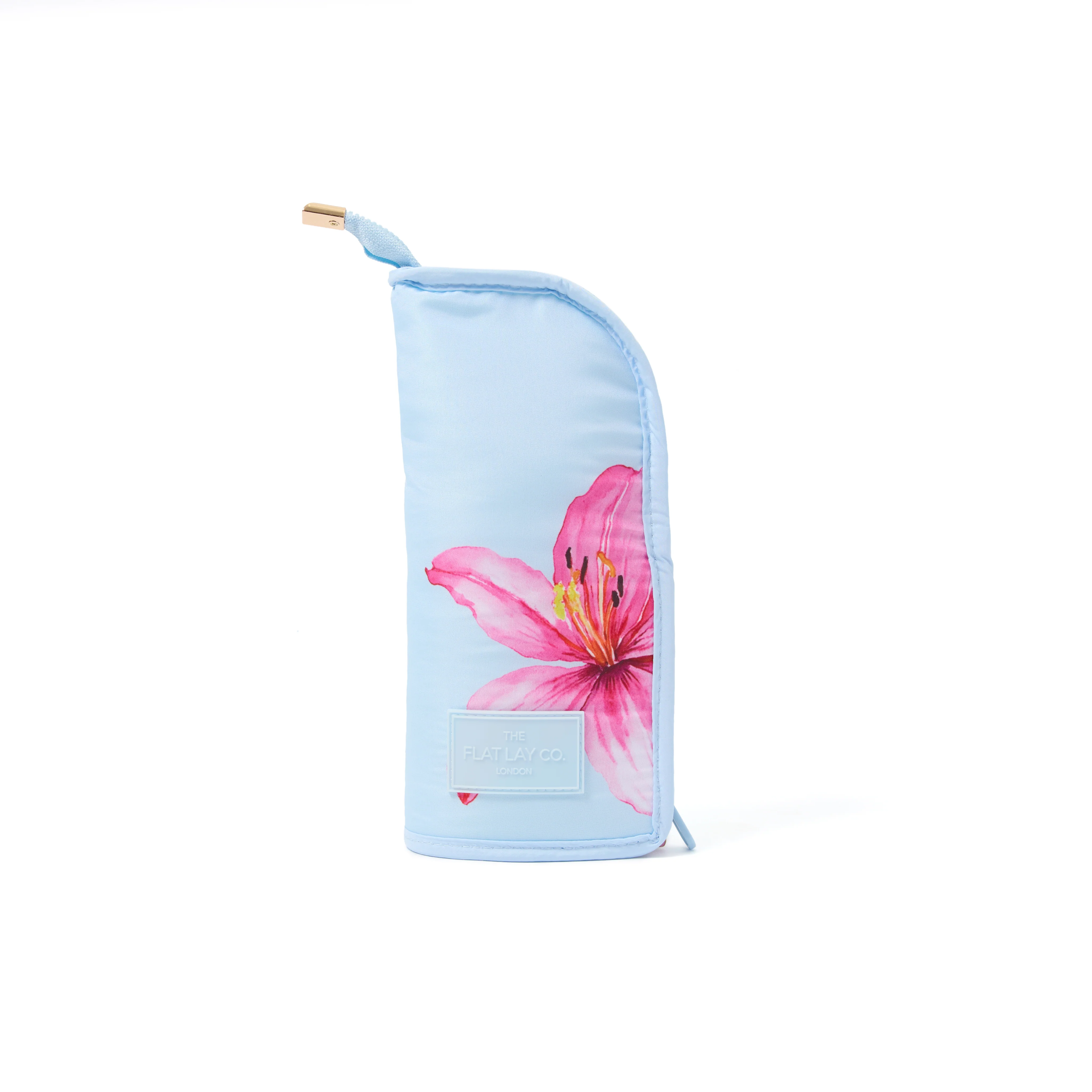 Standing Makeup Brush Case - Pink Lily - Image 4
