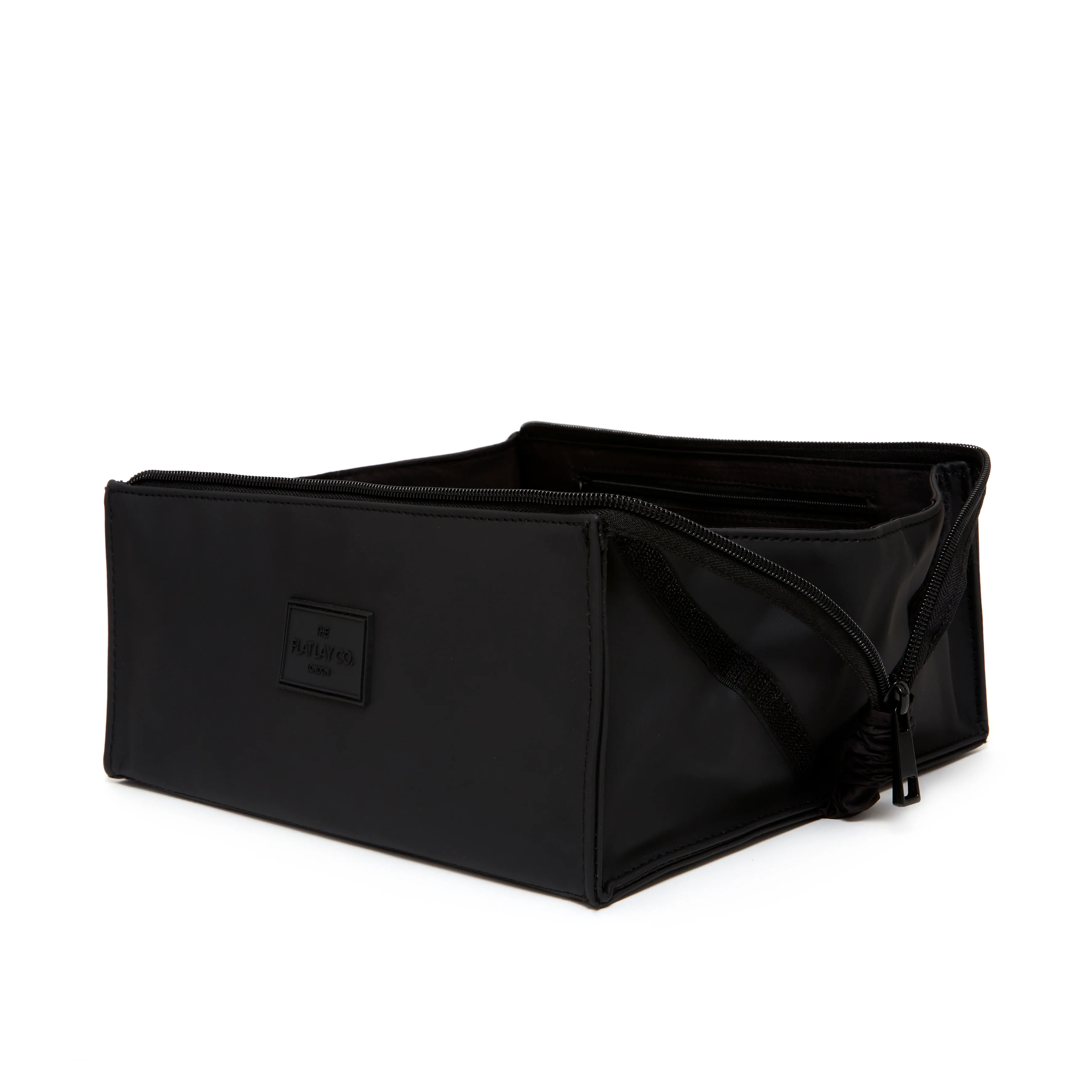 Unisex Flat Lay Box Bag - Black - Image 4