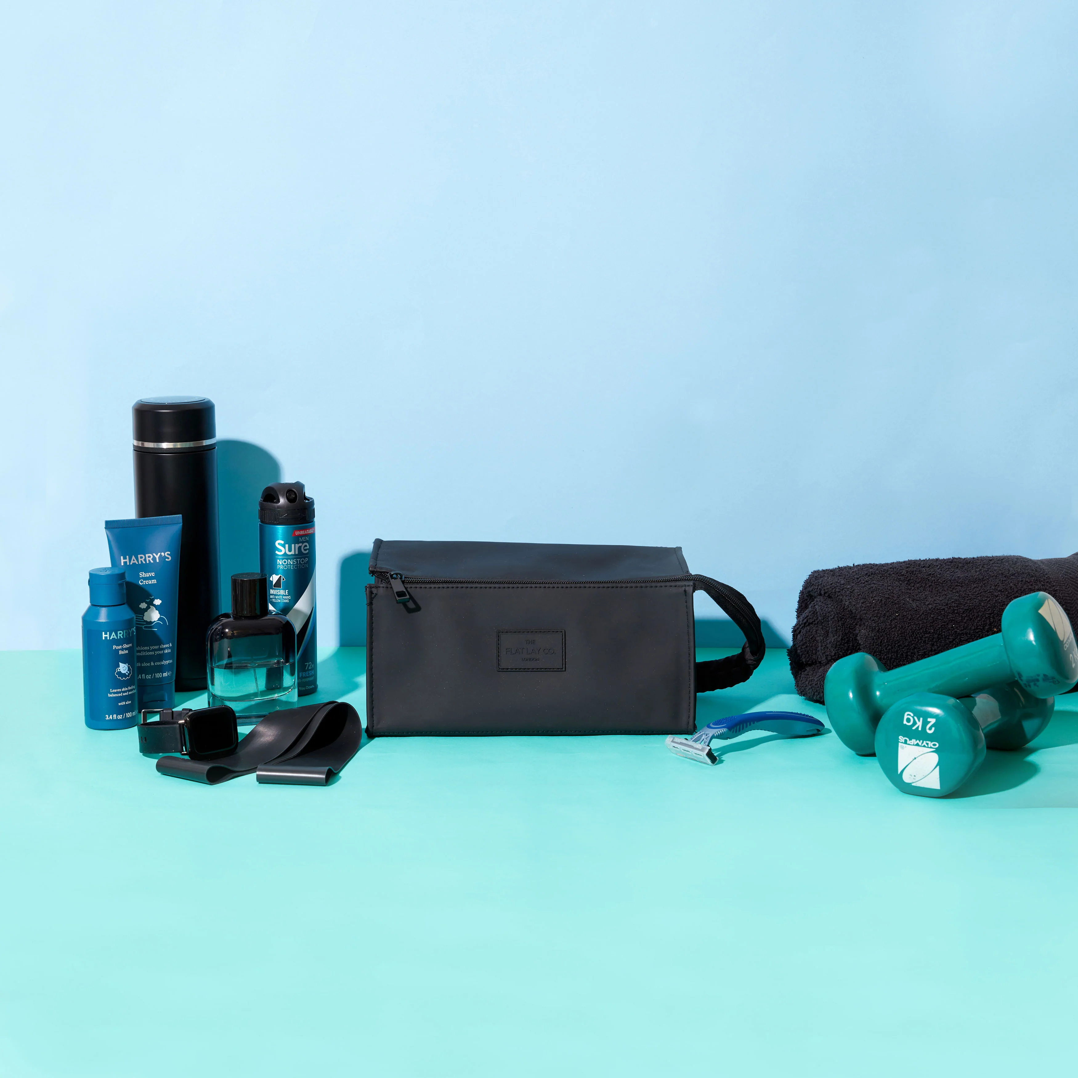 Unisex Flat Lay Box Bag - Black - Image 7